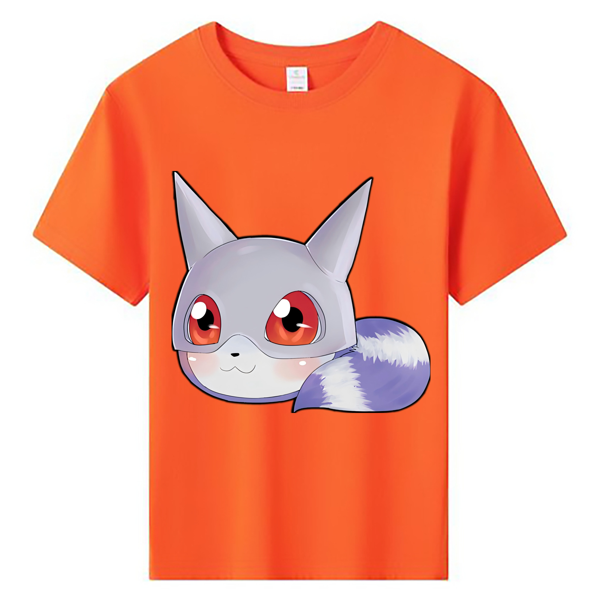 （画像用） Digimon デジタルモンスター/デジモン 綿100％キッズTシャツ（フロントプリント）