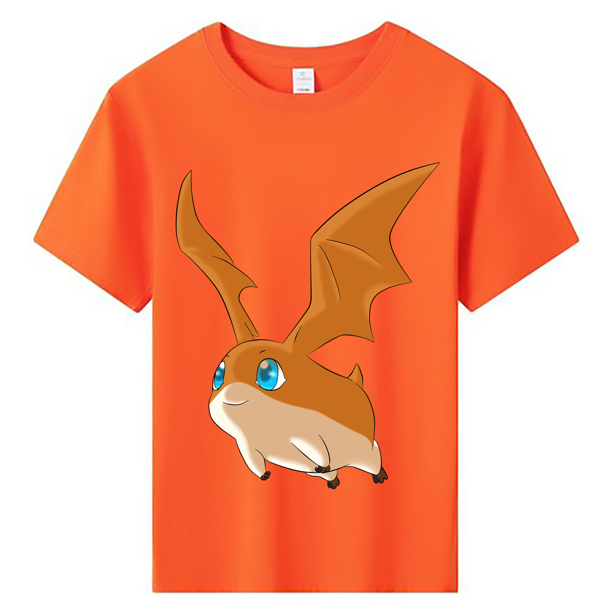 （画像用） Digimon デジタルモンスター/デジモン 綿100％キッズTシャツ（フロントプリント）