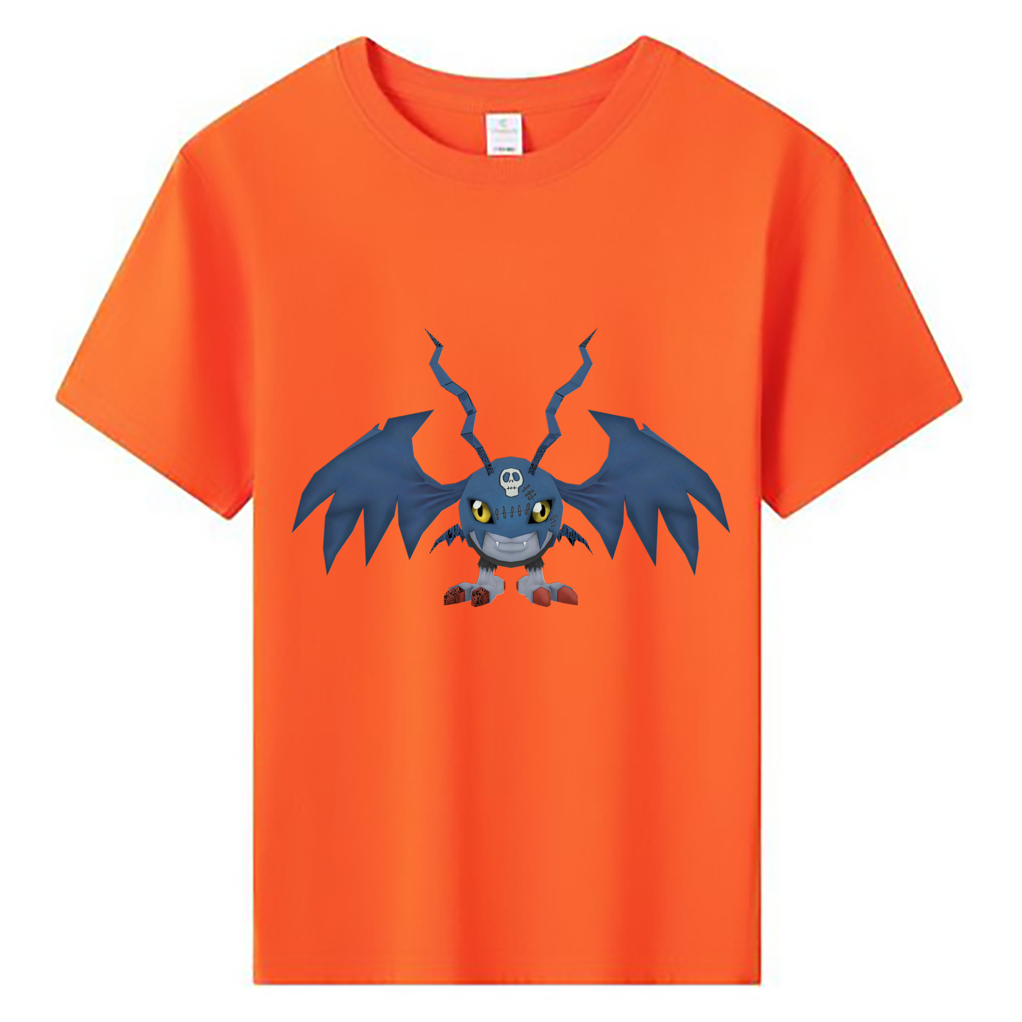 （画像用） Digimon デジタルモンスター/デジモン 綿100％キッズTシャツ（フロントプリント）