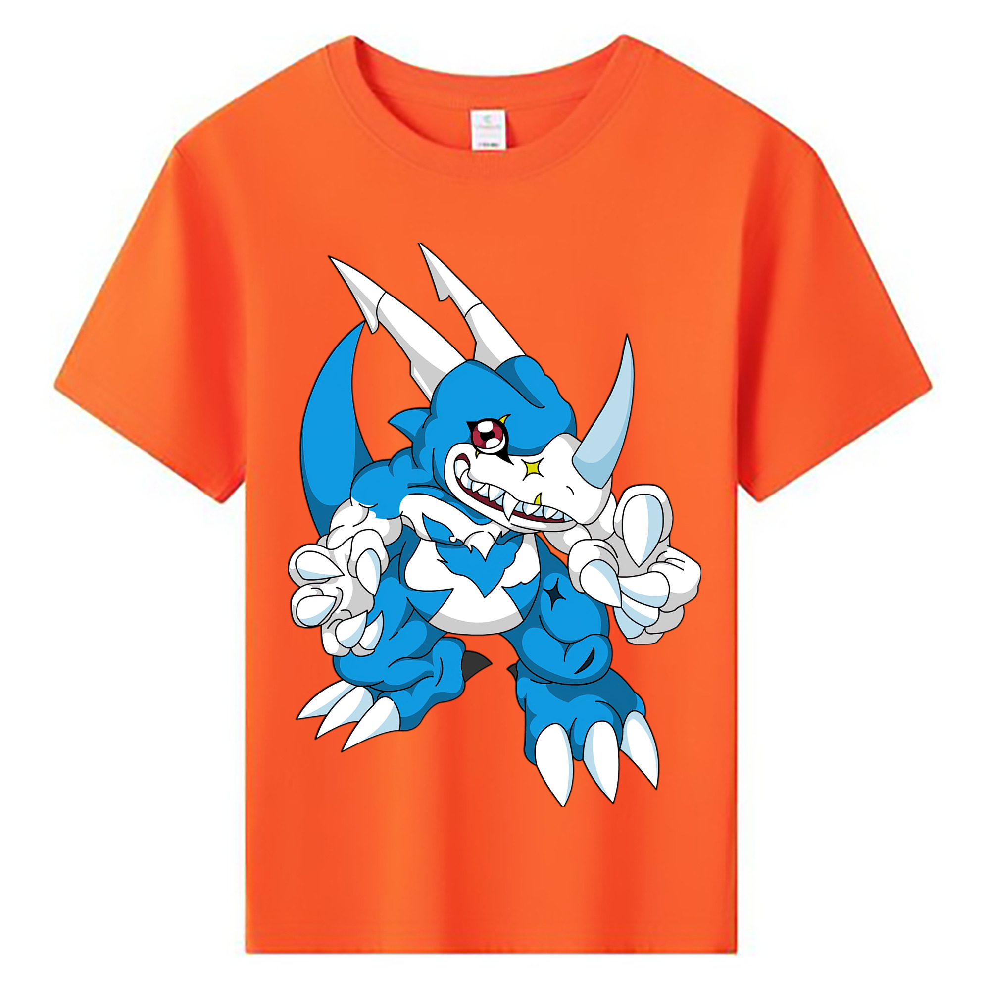 （画像用） Digimon デジタルモンスター/デジモン 綿100％キッズTシャツ（フロントプリント）
