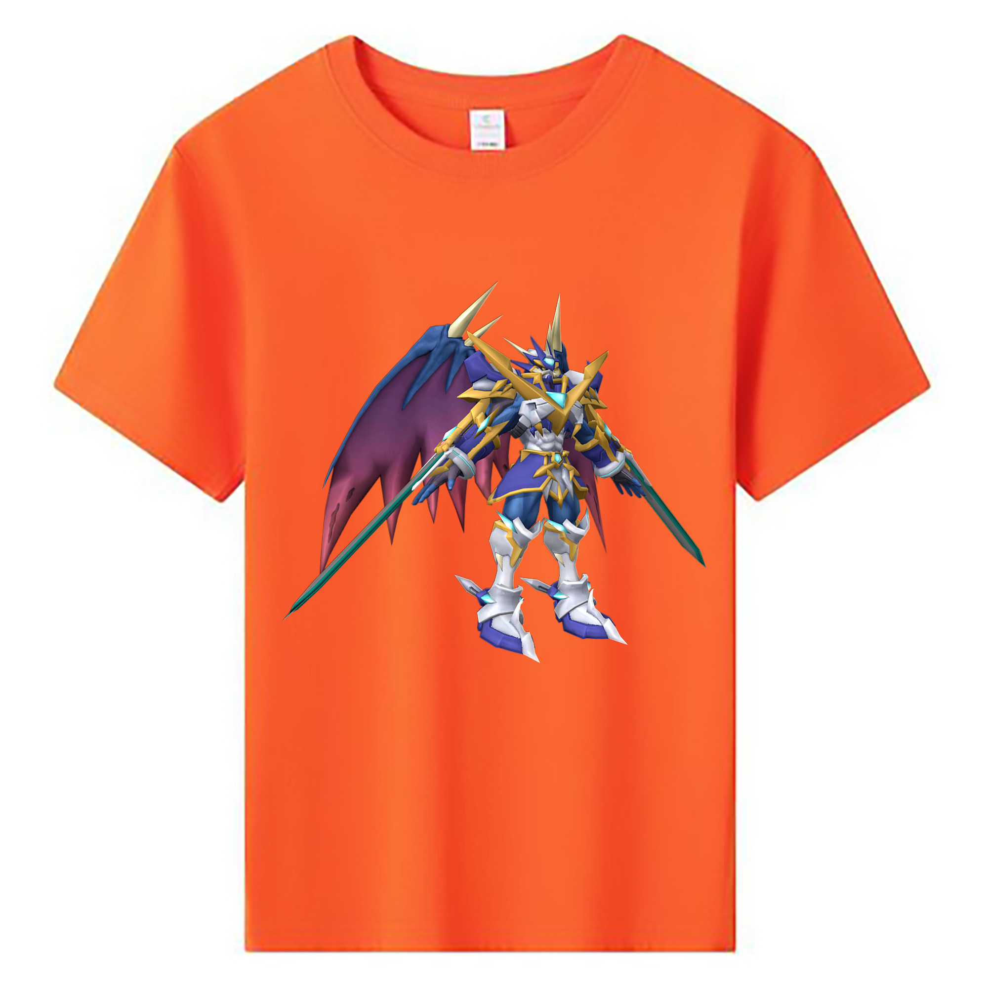 （画像用） Digimon デジタルモンスター/デジモン 綿100％キッズTシャツ（フロントプリント）