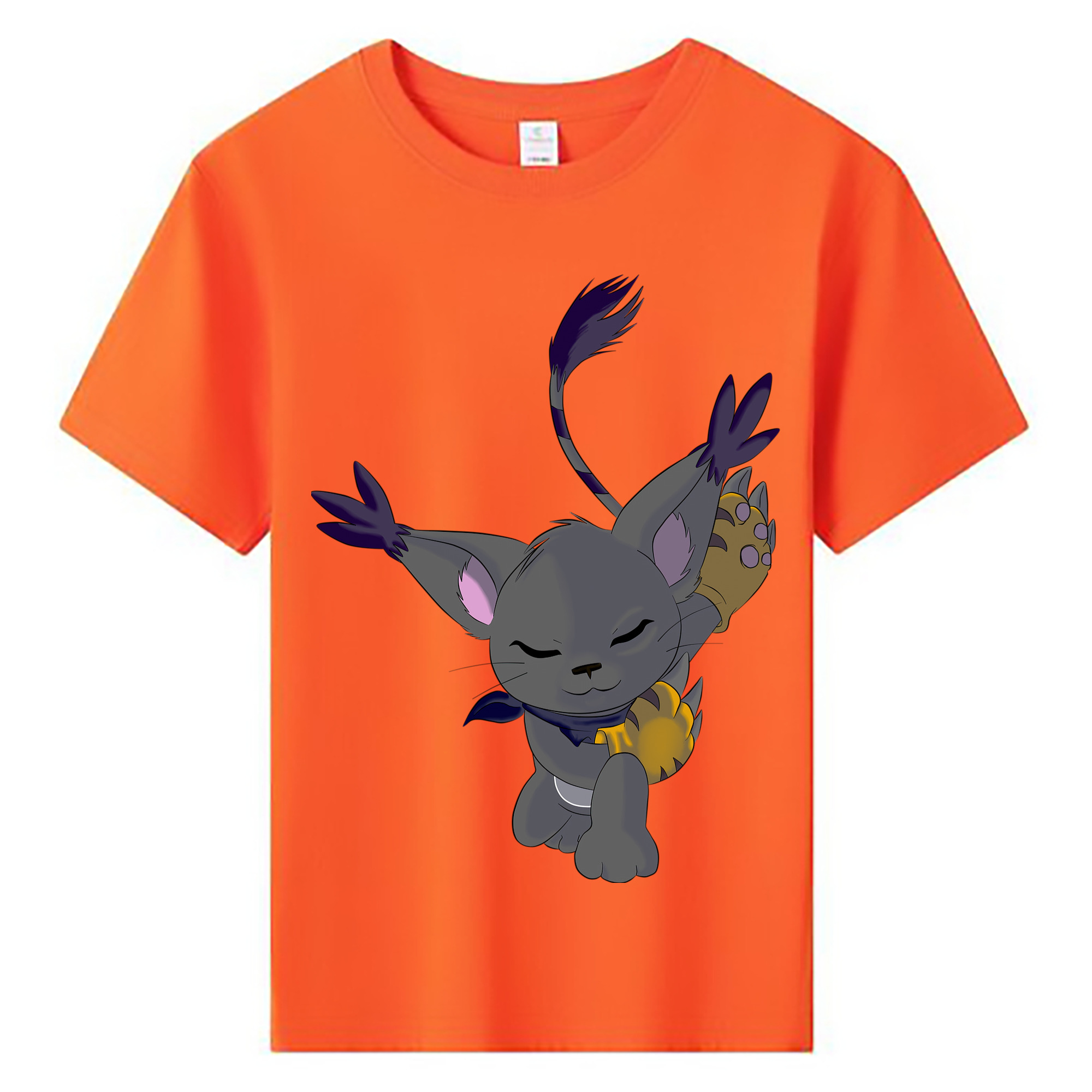 （画像用） Digimon デジタルモンスター/デジモン 綿100％キッズTシャツ（フロントプリント）