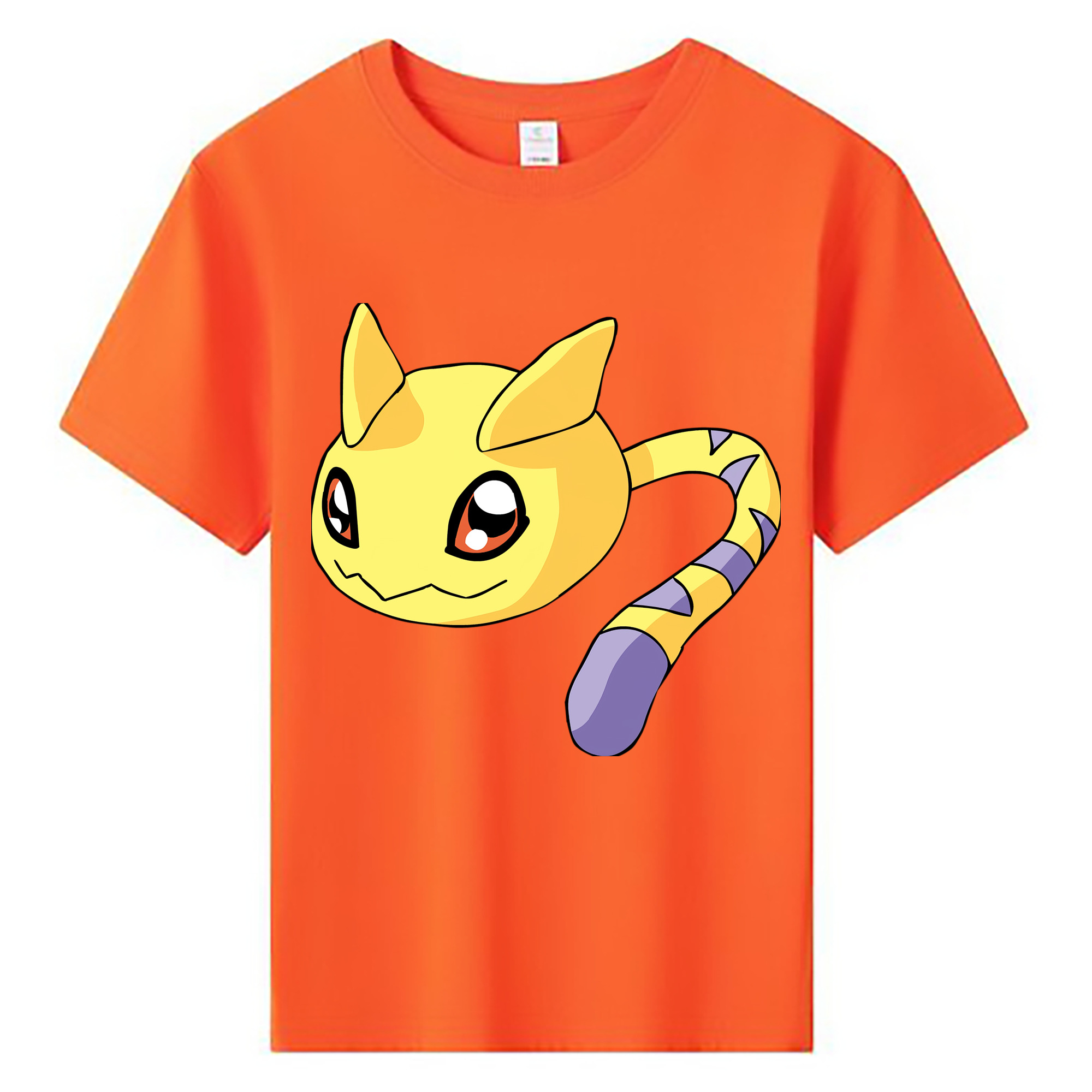 （画像用） Digimon デジタルモンスター/デジモン 綿100％キッズTシャツ（フロントプリント）