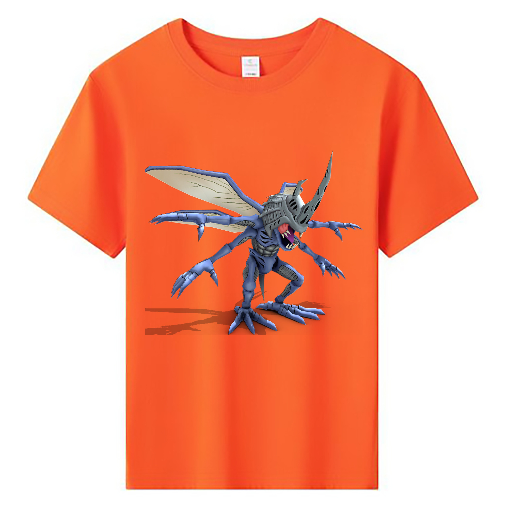 （画像用） Digimon デジタルモンスター/デジモン 綿100％キッズTシャツ（フロントプリント）