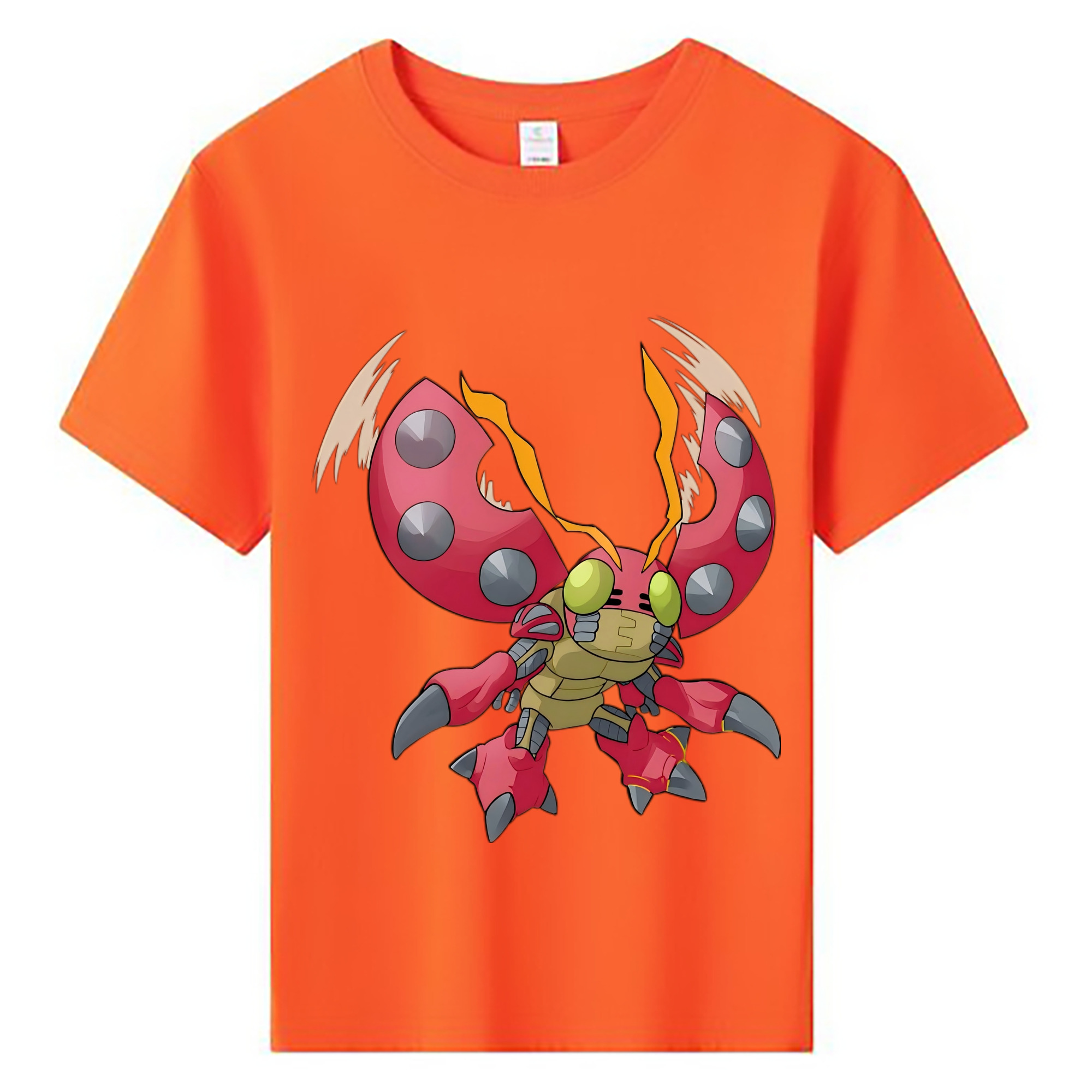 （画像用） Digimon デジタルモンスター/デジモン 綿100％キッズTシャツ（フロントプリント）