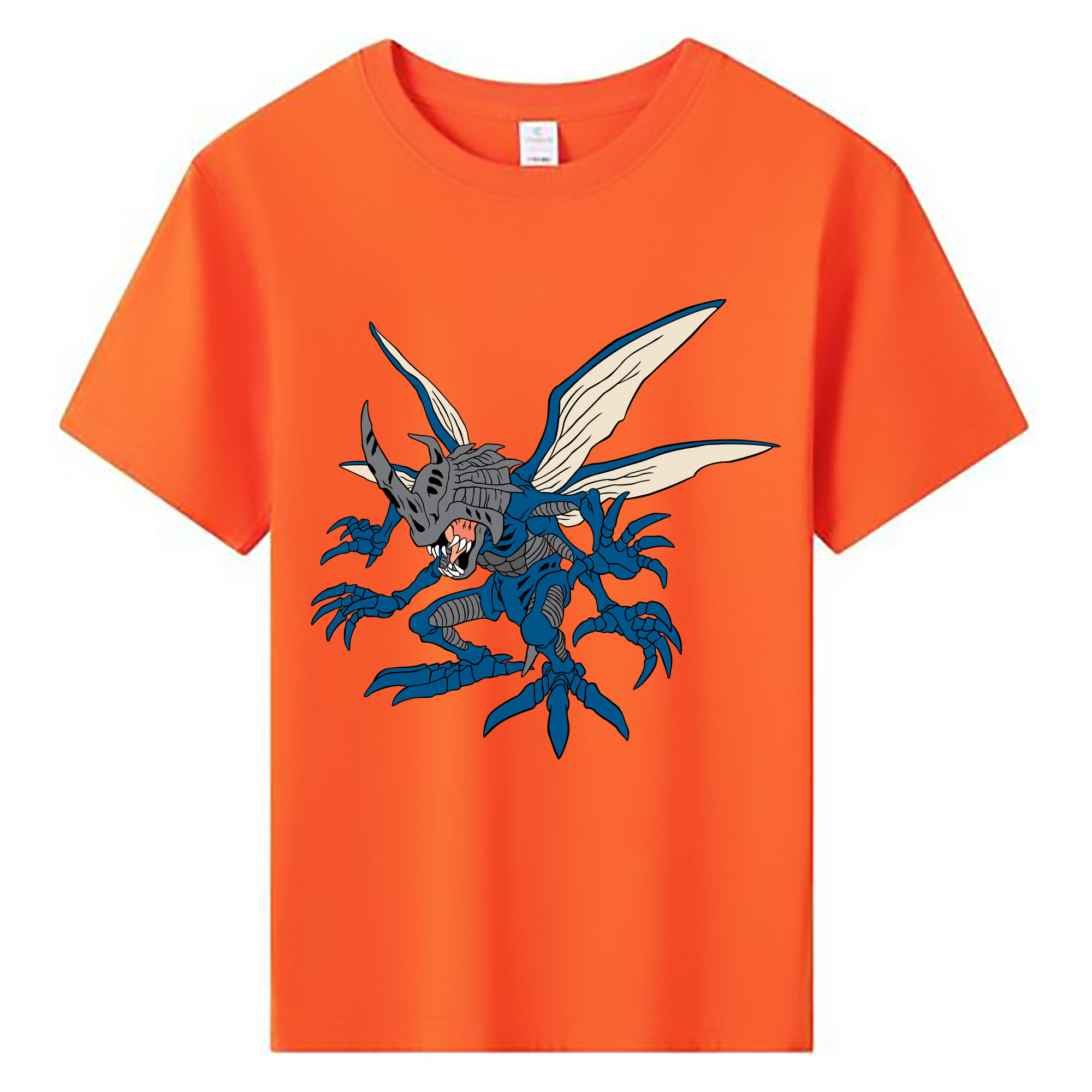 （画像用） Digimon デジタルモンスター/デジモン 綿100％キッズTシャツ（フロントプリント）