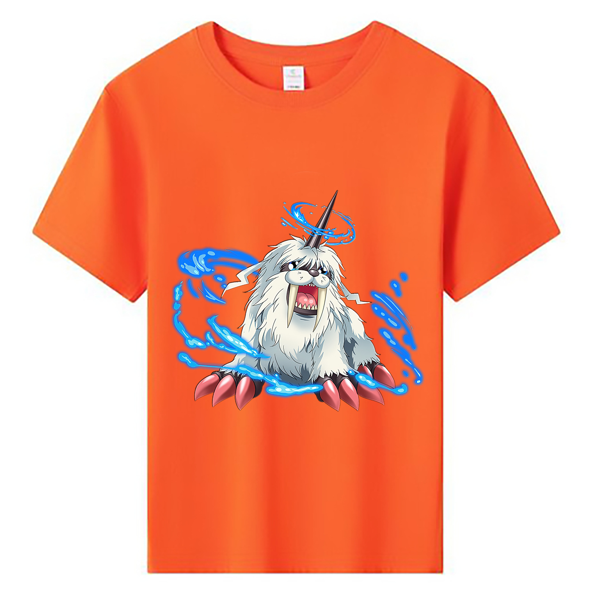 （画像用） Digimon デジタルモンスター/デジモン 綿100％キッズTシャツ（フロントプリント）