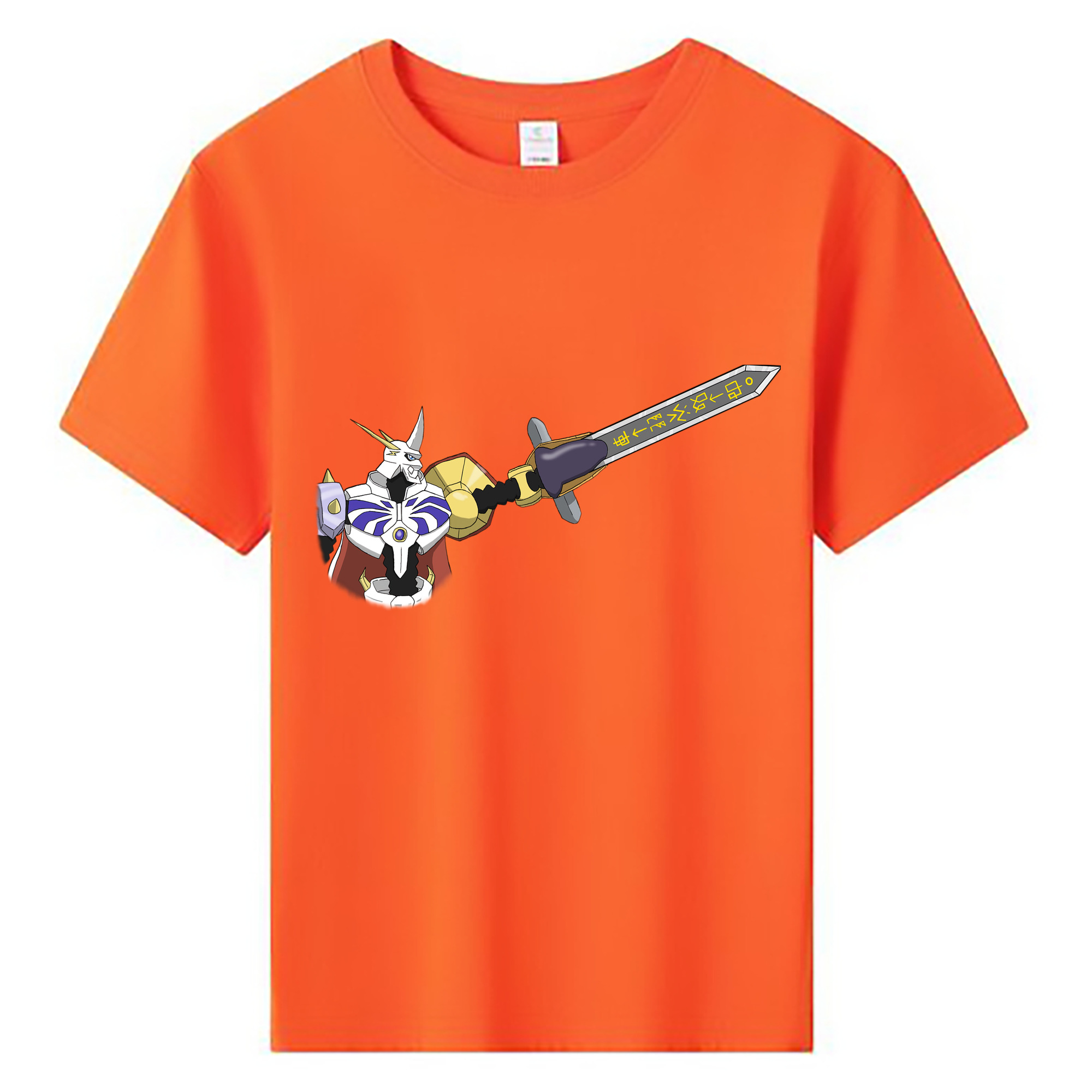 （画像用） Digimon デジタルモンスター/デジモン 綿100％キッズTシャツ（フロントプリント）