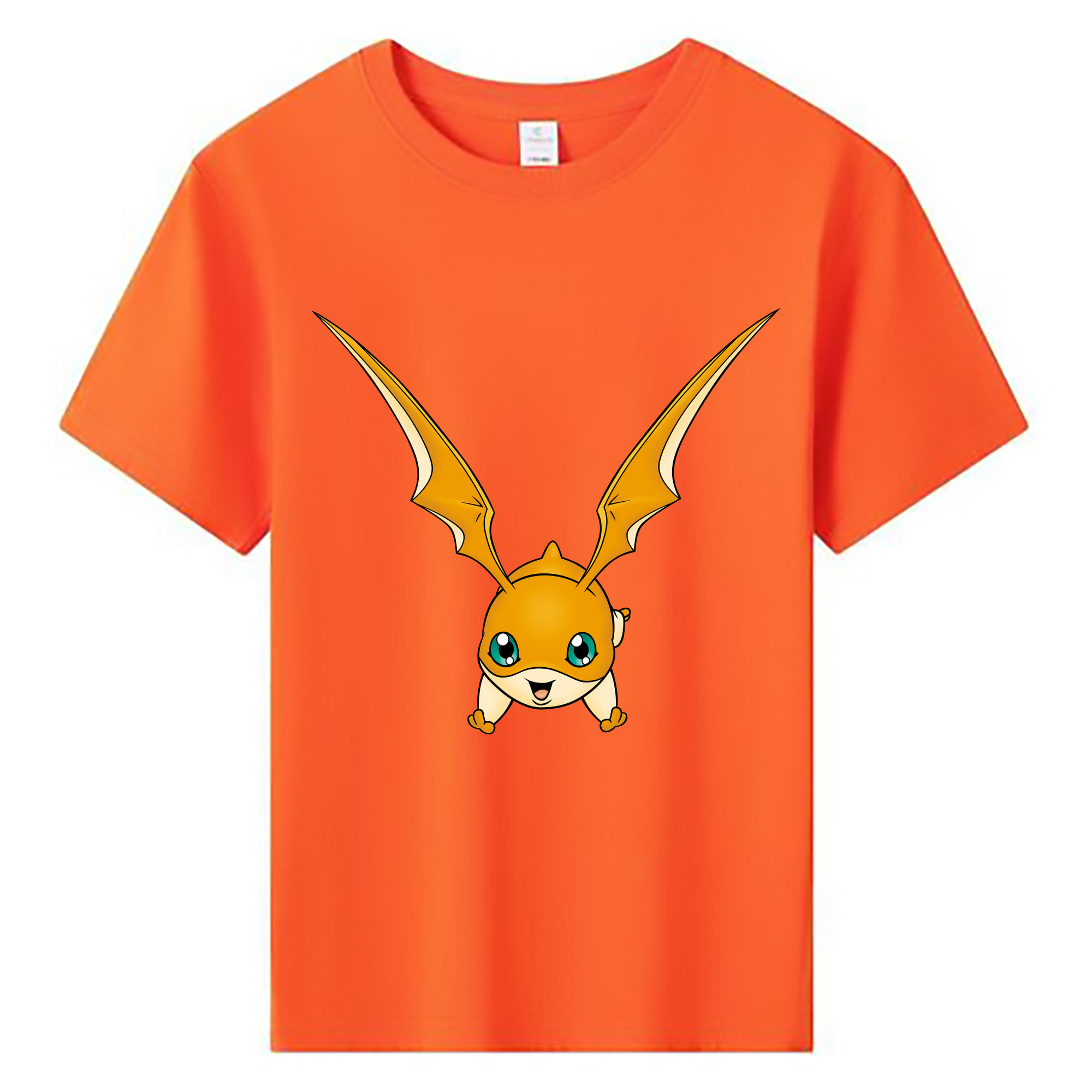 （画像用） Digimon デジタルモンスター/デジモン 綿100％キッズTシャツ（フロントプリント）