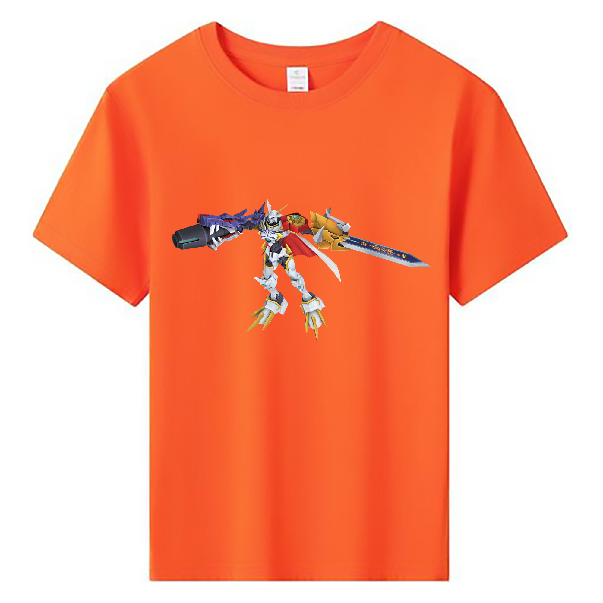 （画像用） Digimon デジタルモンスター/デジモン 綿100％キッズTシャツ（フロントプリント）
