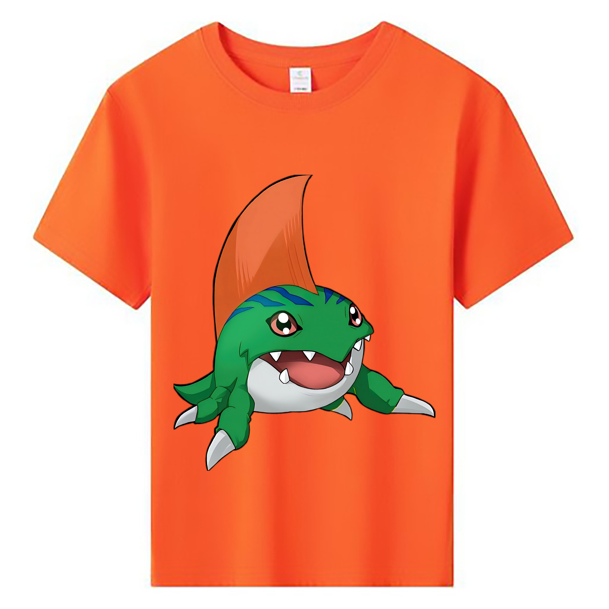 （画像用） Digimon デジタルモンスター/デジモン 綿100％キッズTシャツ（フロントプリント）