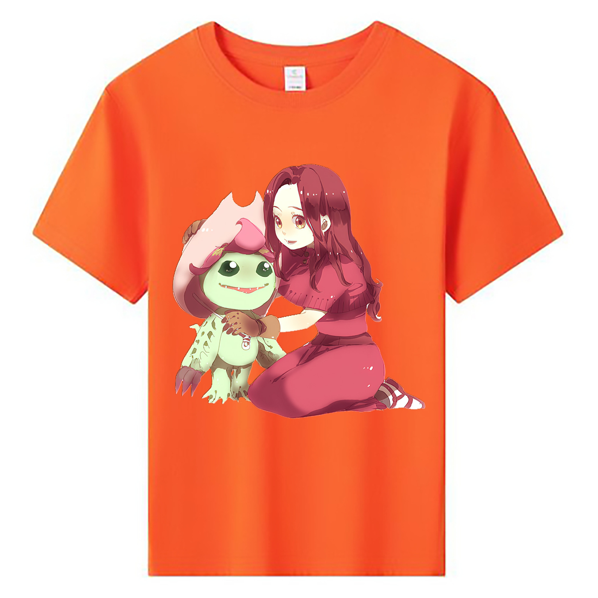 （画像用） Digimon デジタルモンスター/デジモン 綿100％キッズTシャツ（フロントプリント）