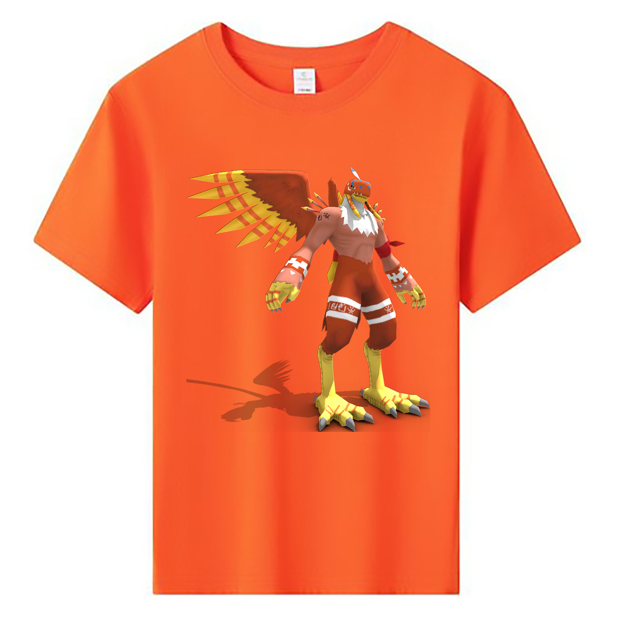 （画像用） Digimon デジタルモンスター/デジモン 綿100％キッズTシャツ（フロントプリント）