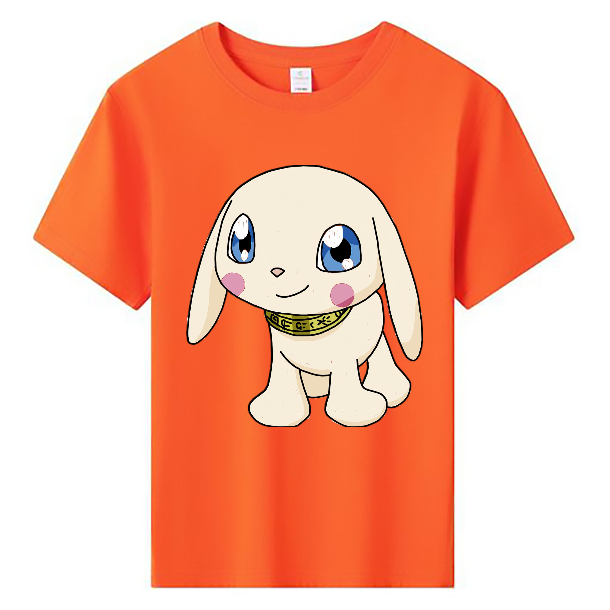 （画像用） Digimon デジタルモンスター/デジモン 綿100％キッズTシャツ（フロントプリント）