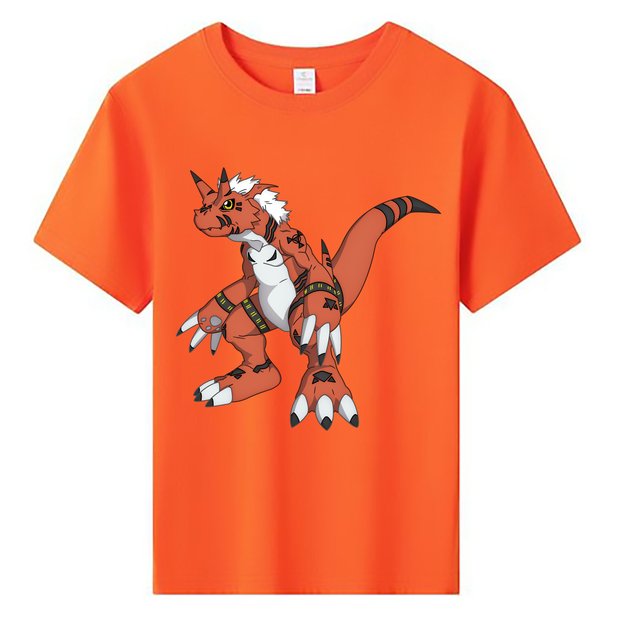 （画像用） Digimon デジタルモンスター/デジモン 綿100％キッズTシャツ（フロントプリント）