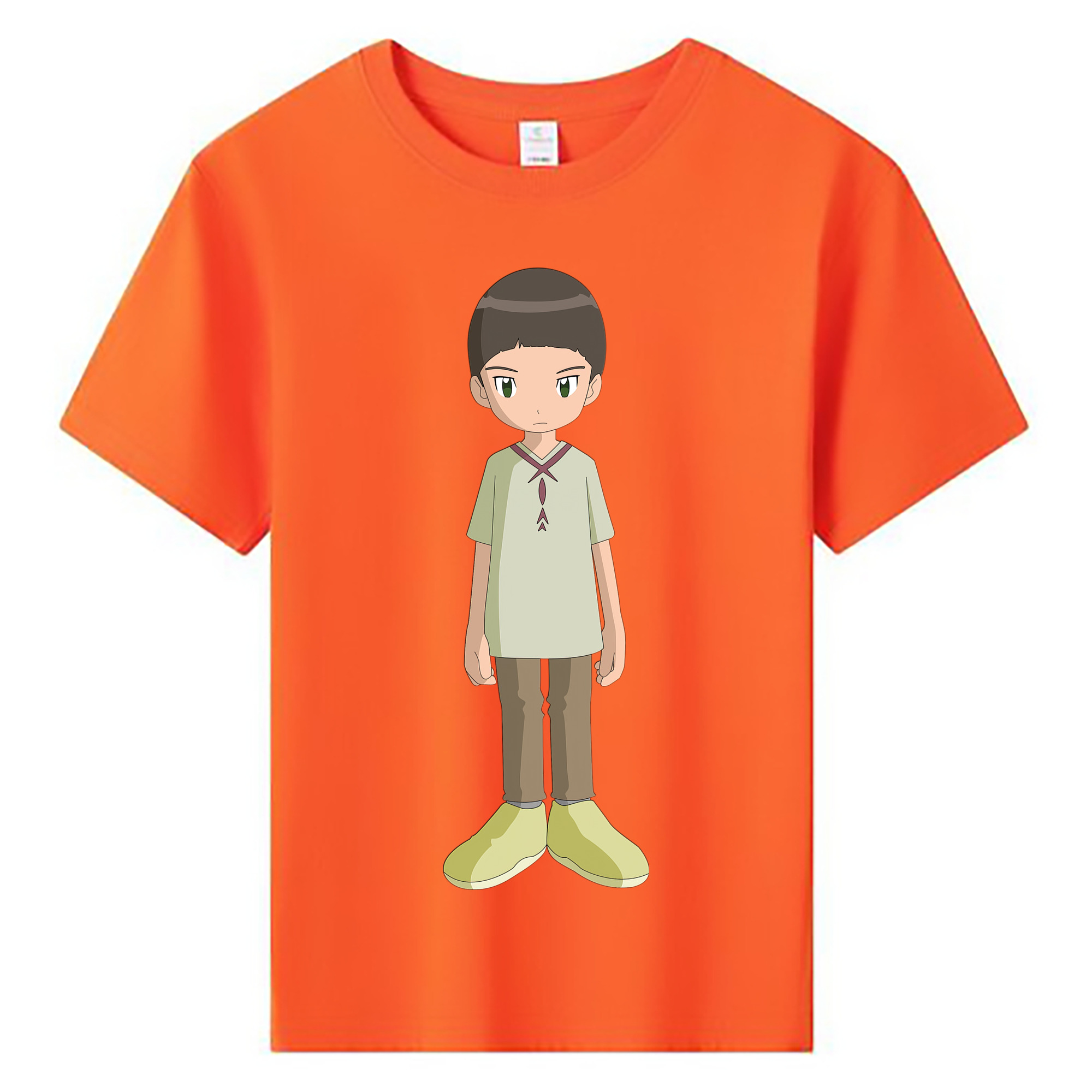 （画像用） Digimon デジタルモンスター/デジモン 綿100％キッズTシャツ（フロントプリント）