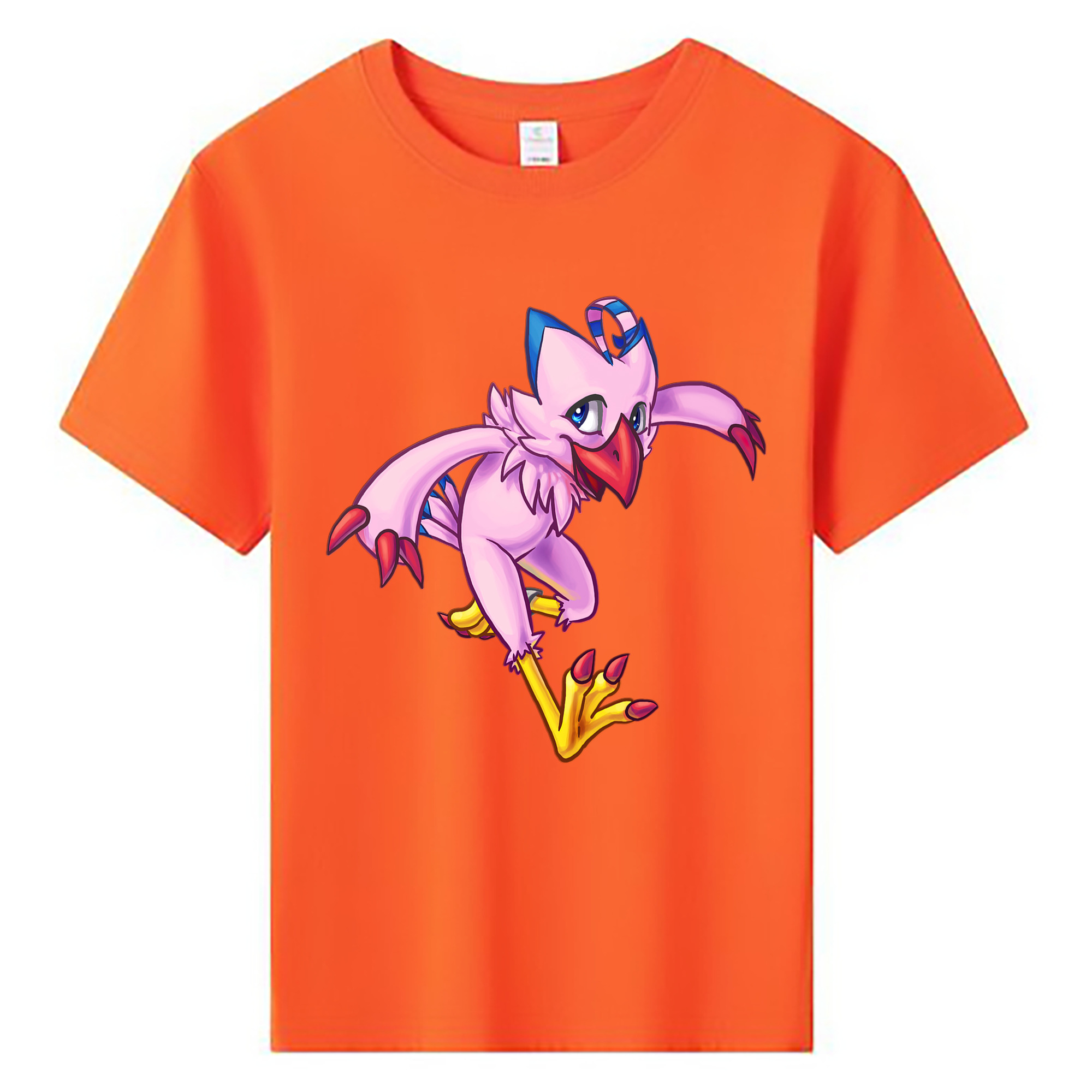 （画像用） Digimon デジタルモンスター/デジモン 綿100％キッズTシャツ（フロントプリント）