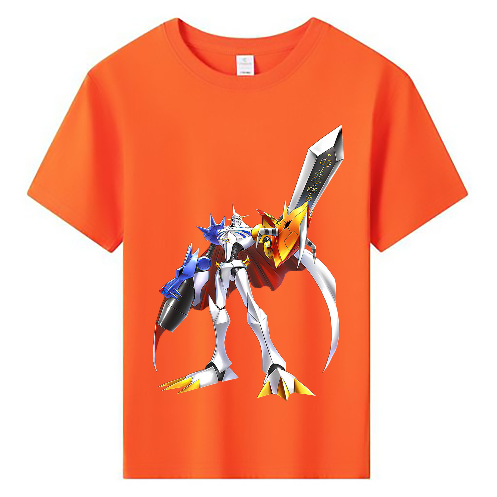 （画像用） Digimon デジタルモンスター/デジモン 綿100％キッズTシャツ（フロントプリント）