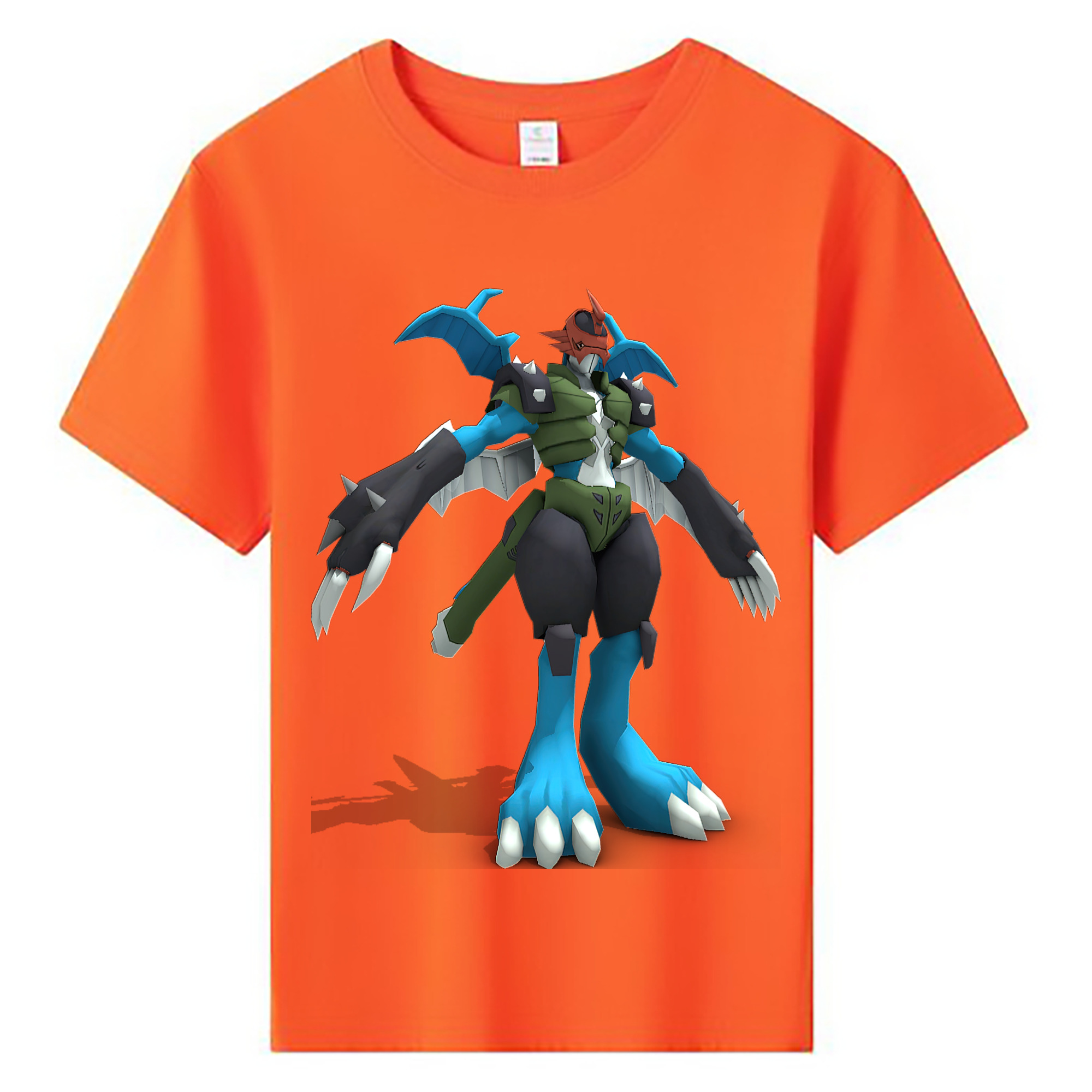 （画像用） Digimon デジタルモンスター/デジモン 綿100％キッズTシャツ（フロントプリント）