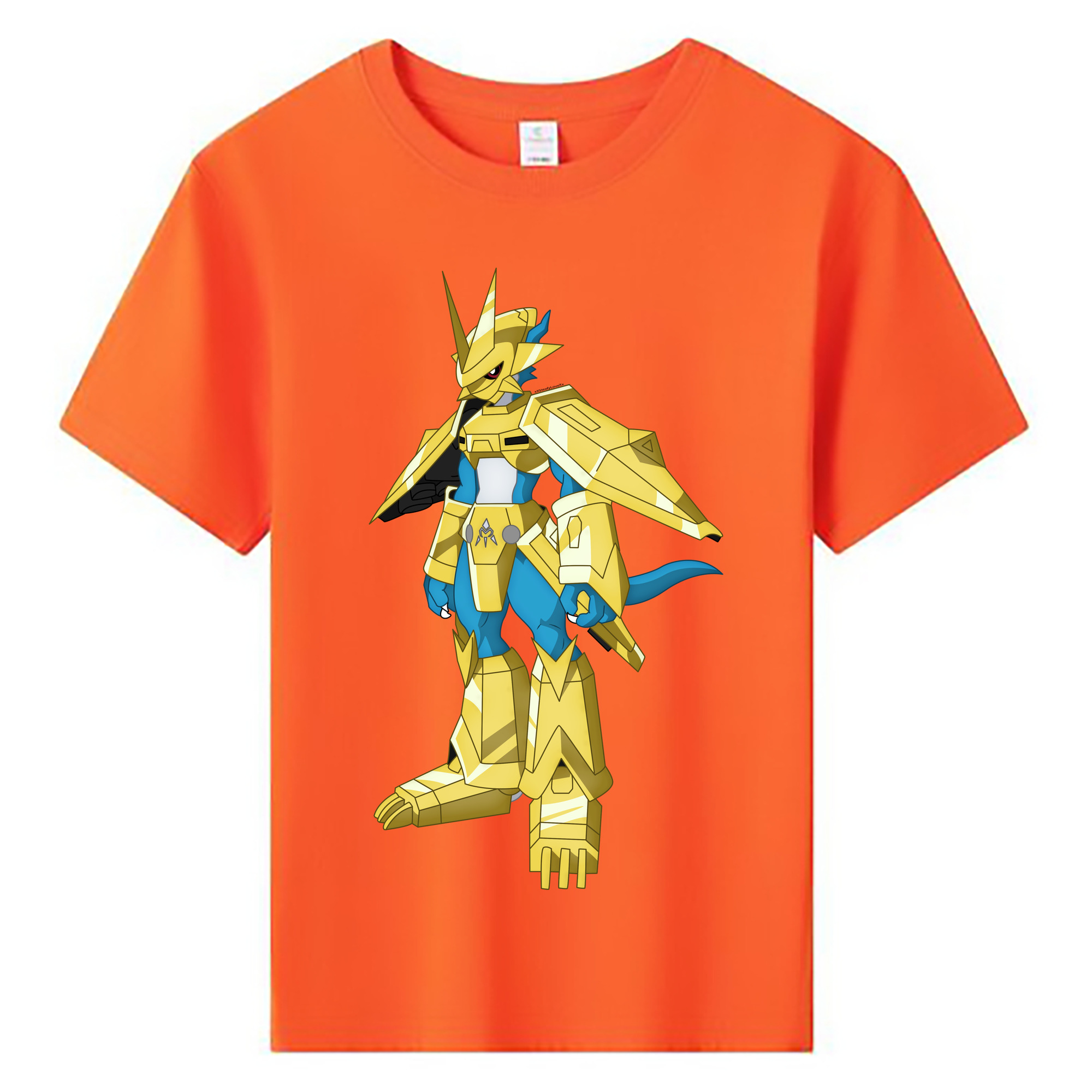 （画像用） Digimon デジタルモンスター/デジモン 綿100％キッズTシャツ（フロントプリント）