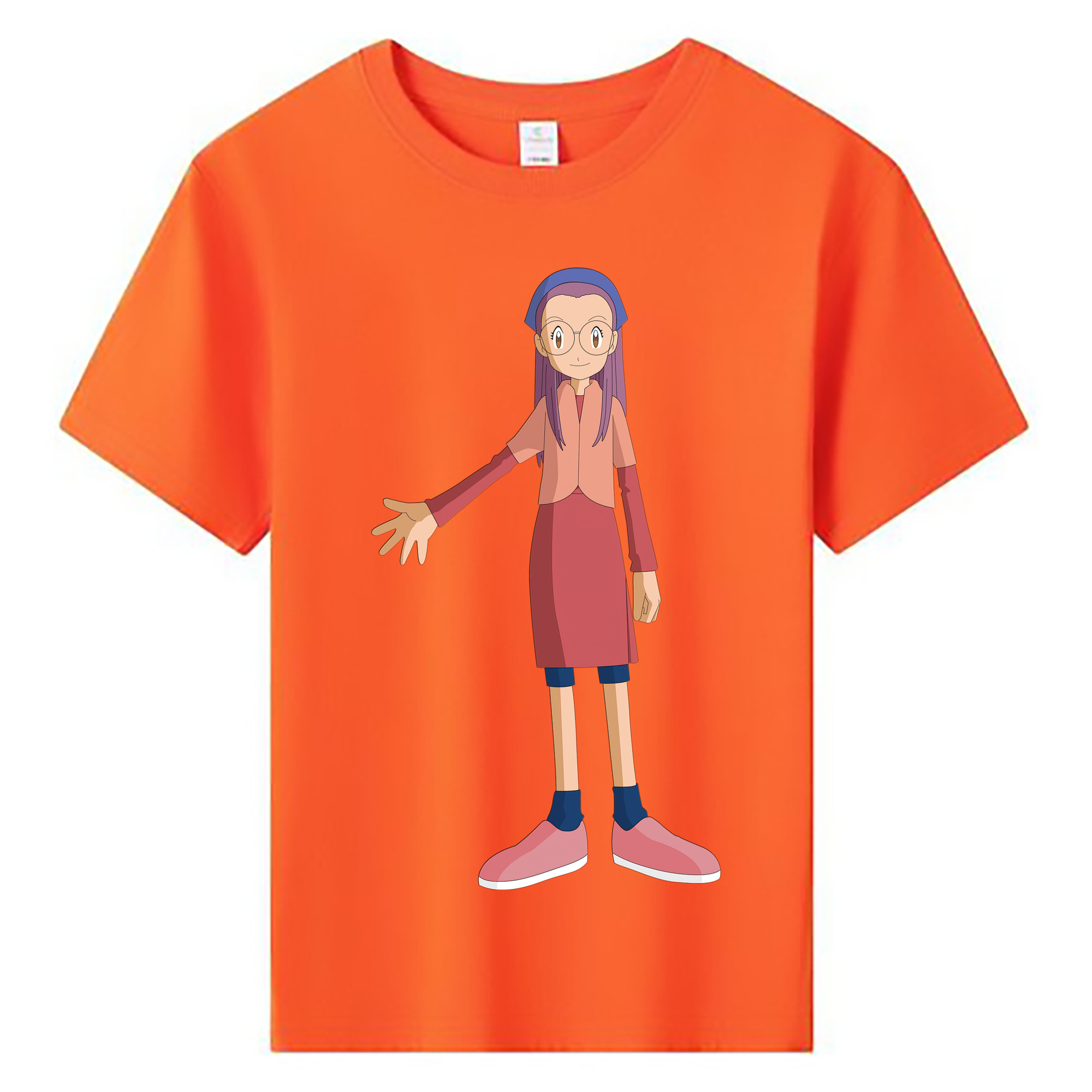 （画像用） Digimon デジタルモンスター/デジモン 綿100％キッズTシャツ（フロントプリント）