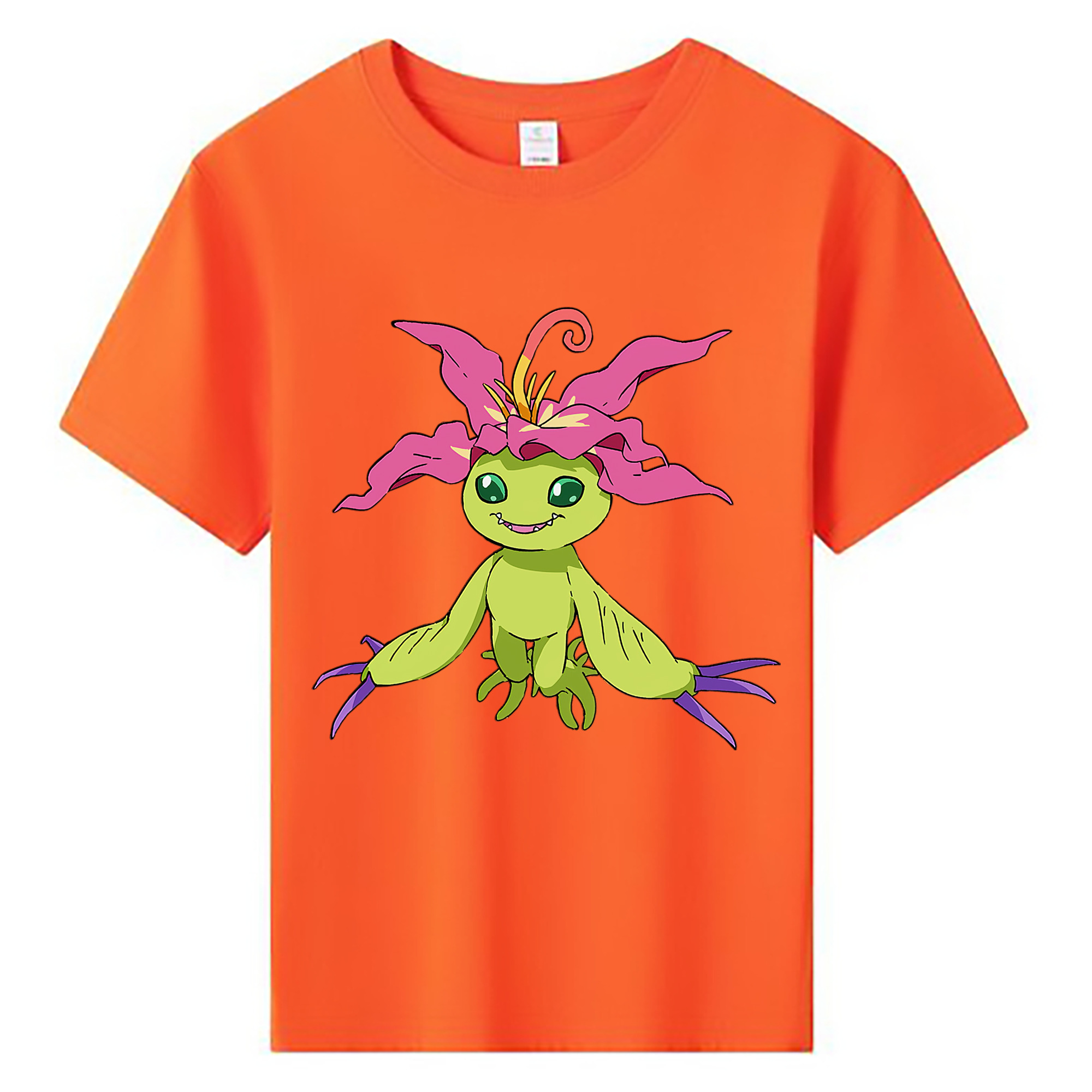 （画像用） Digimon デジタルモンスター/デジモン 綿100％キッズTシャツ（フロントプリント）