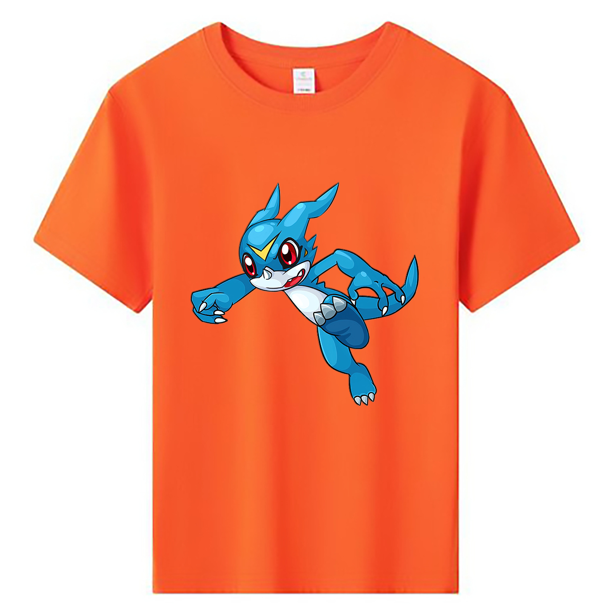 （画像用） Digimon デジタルモンスター/デジモン 綿100％キッズTシャツ（フロントプリント）