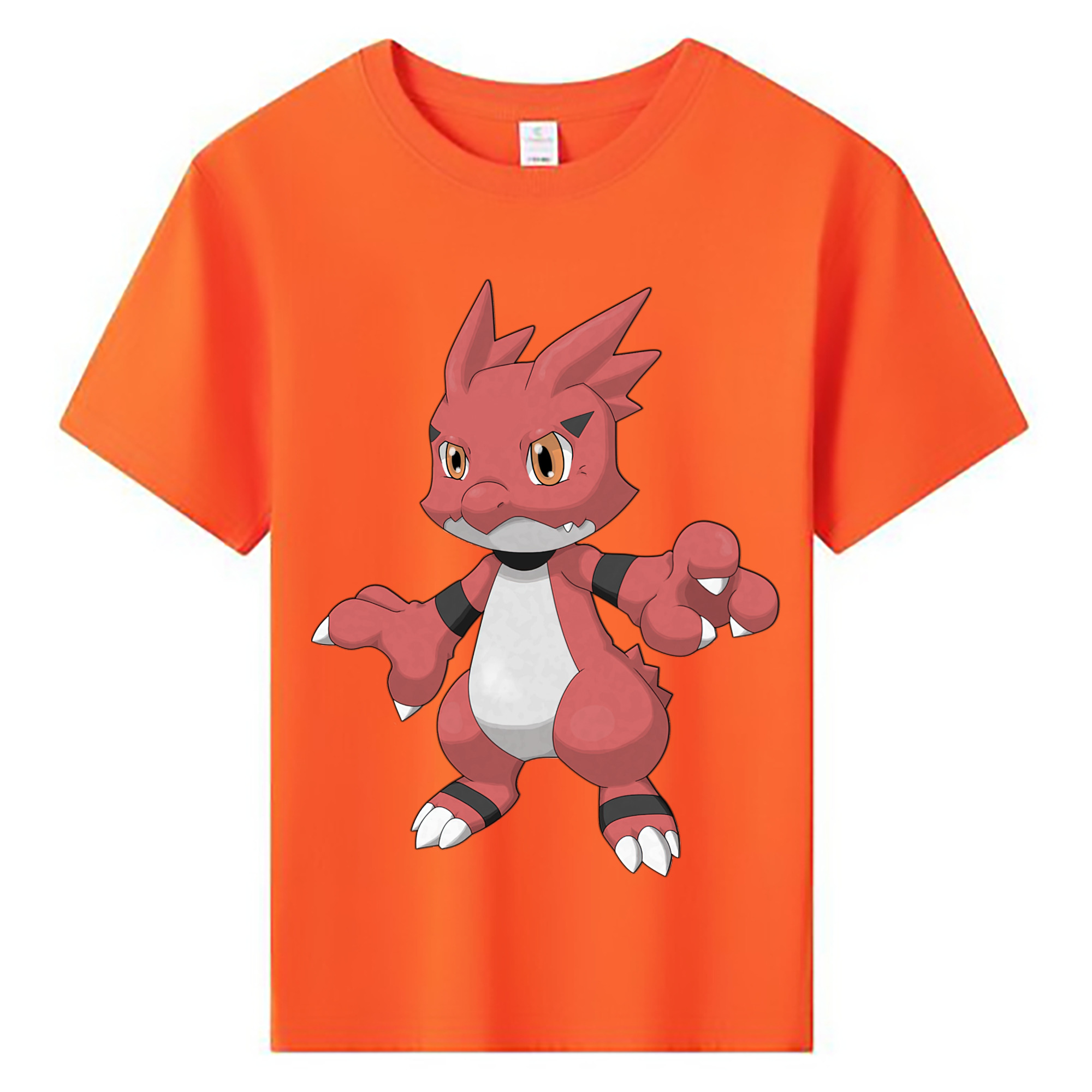 （画像用） Digimon デジタルモンスター/デジモン 綿100％キッズTシャツ（フロントプリント）