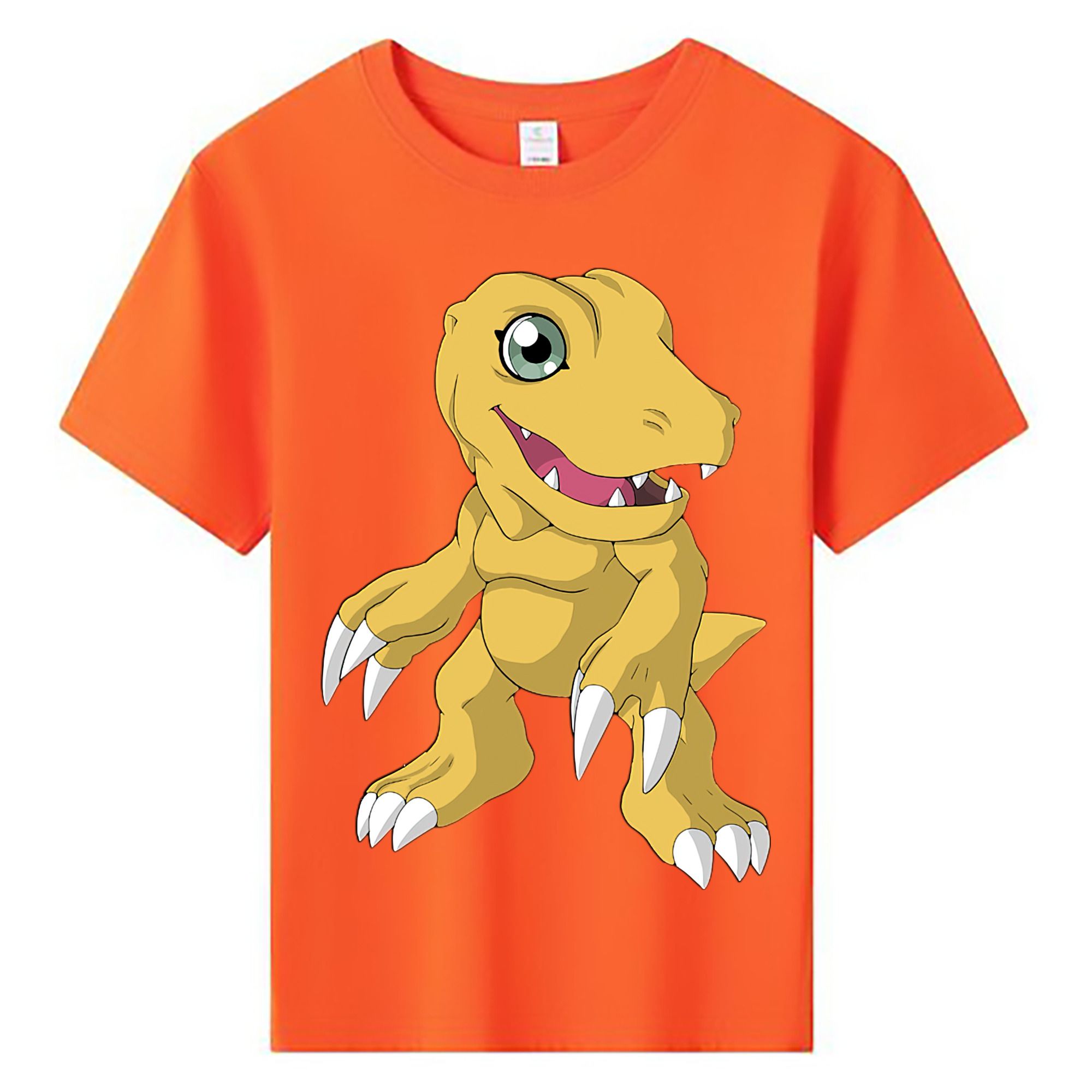 （画像用） Digimon デジタルモンスター/デジモン 綿100％キッズTシャツ（フロントプリント）