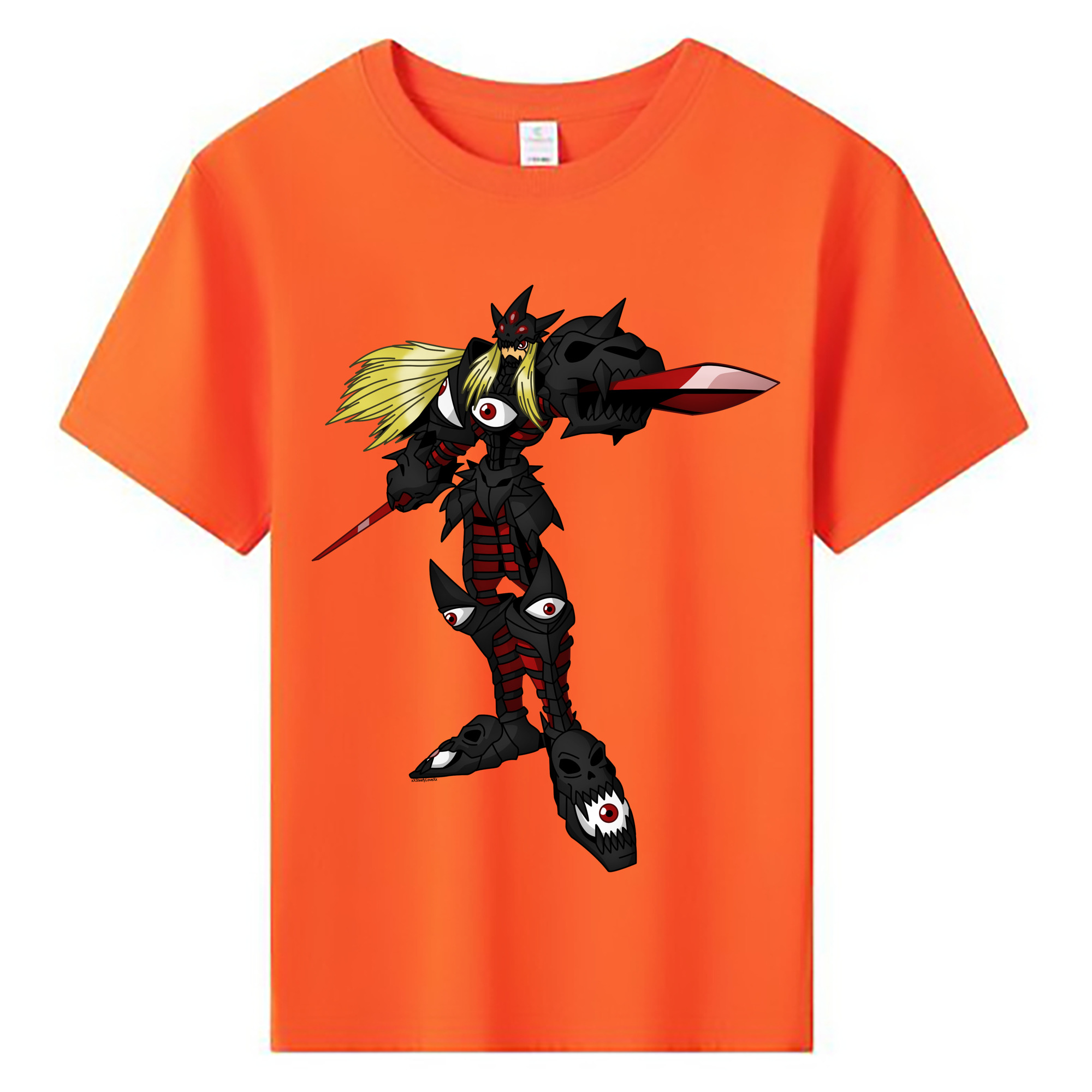 （画像用） Digimon デジタルモンスター/デジモン 綿100％キッズTシャツ（フロントプリント）