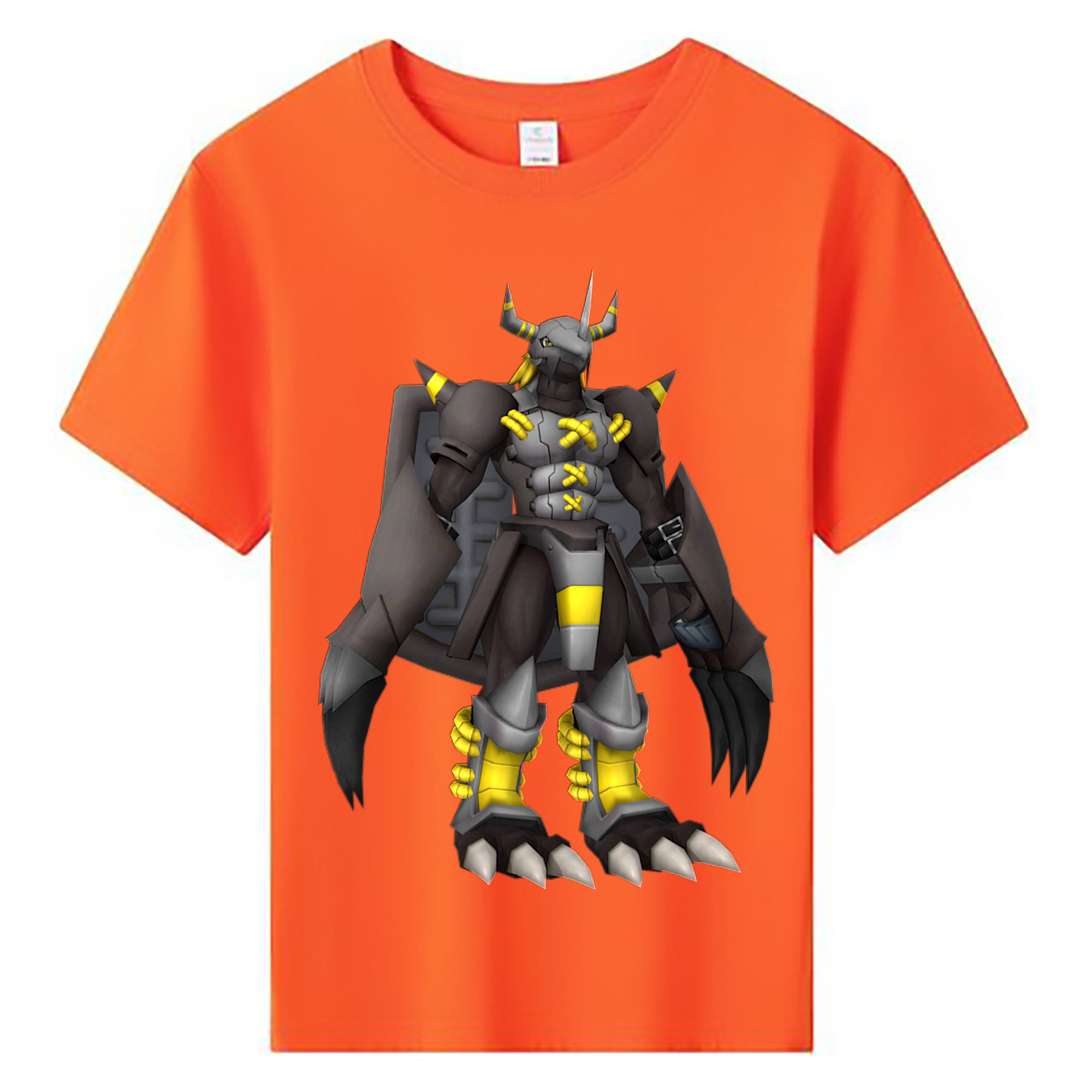 （画像用） Digimon デジタルモンスター/デジモン 綿100％キッズTシャツ（フロントプリント）