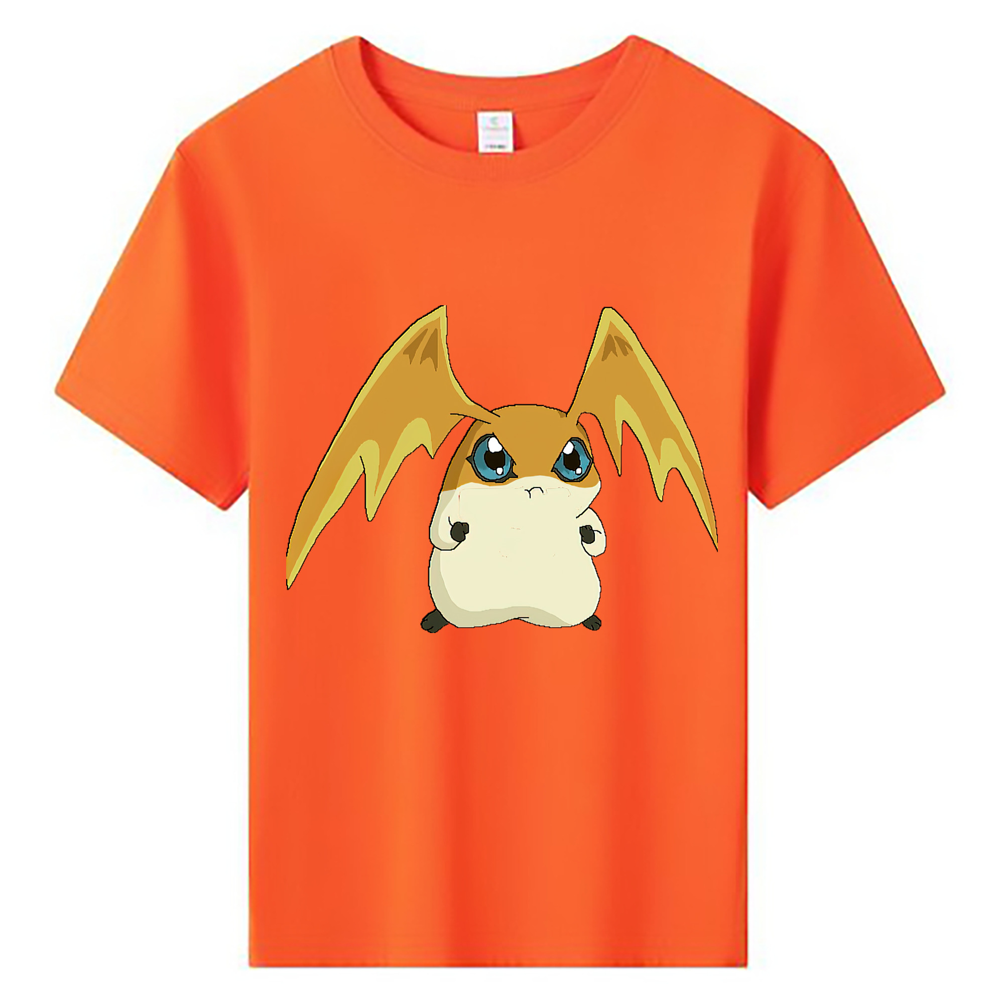 （画像用） Digimon デジタルモンスター/デジモン 綿100％キッズTシャツ（フロントプリント）