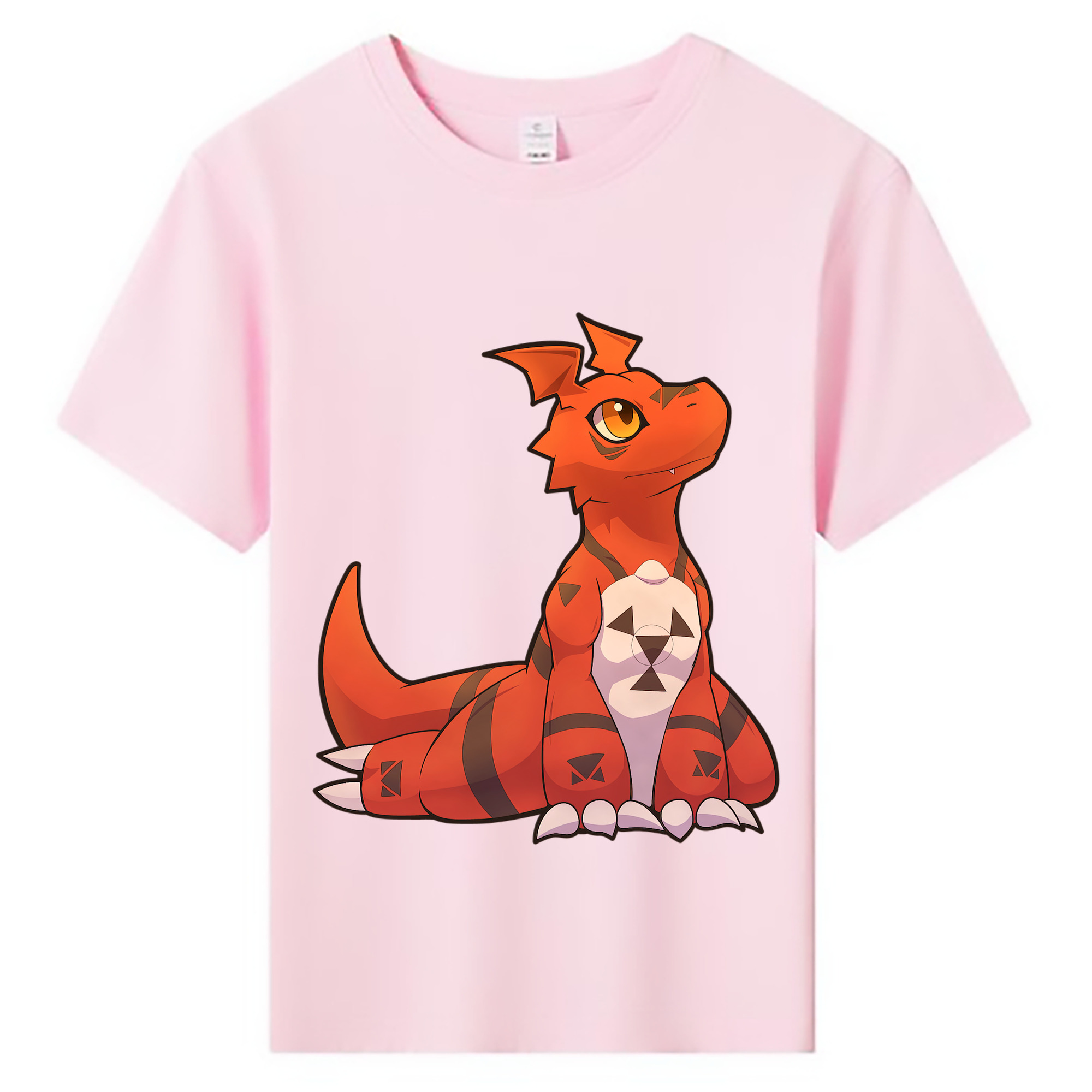 （画像用） Digimon デジタルモンスター/デジモン 綿100％キッズTシャツ（フロントプリント）