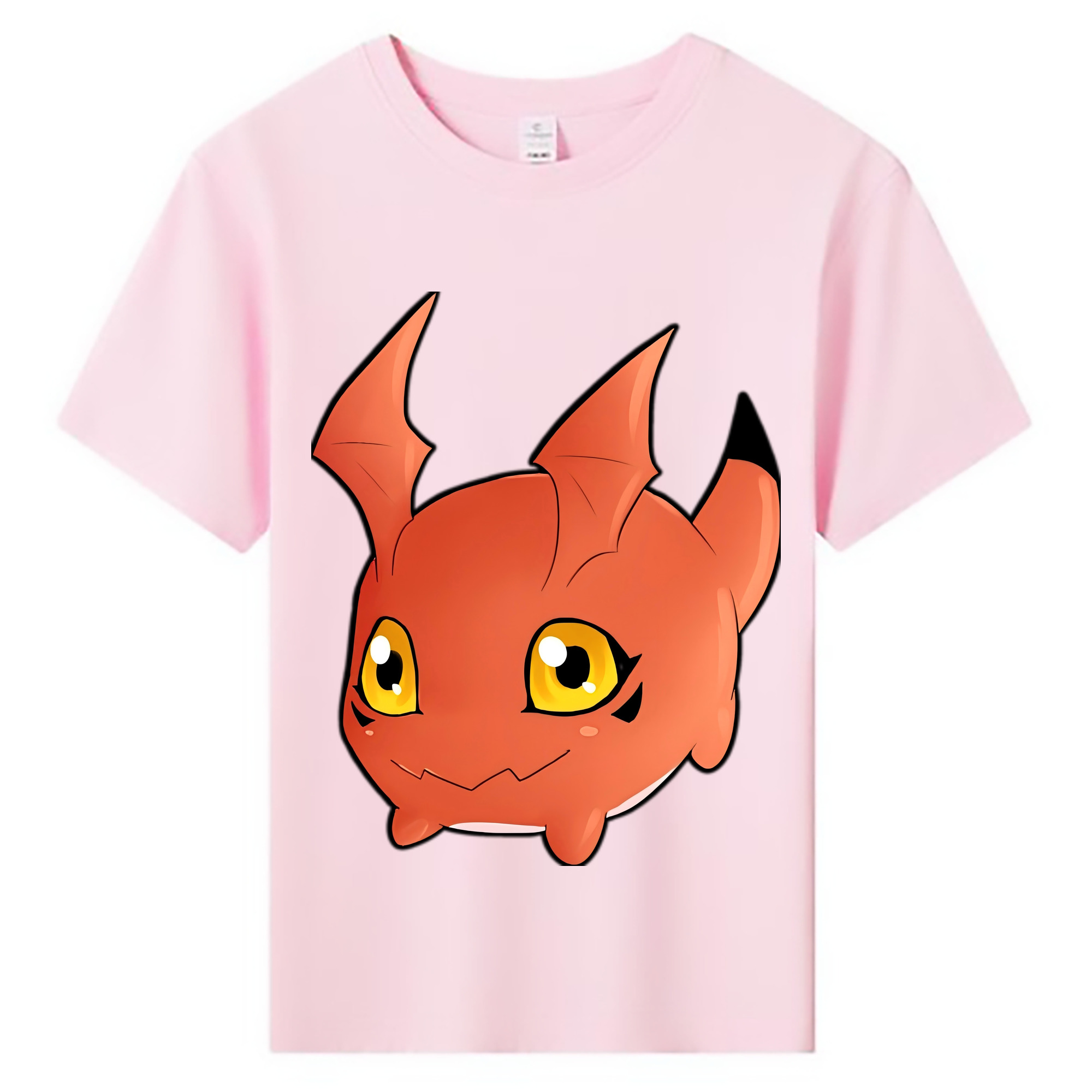 （画像用） Digimon デジタルモンスター/デジモン 綿100％キッズTシャツ（フロントプリント）
