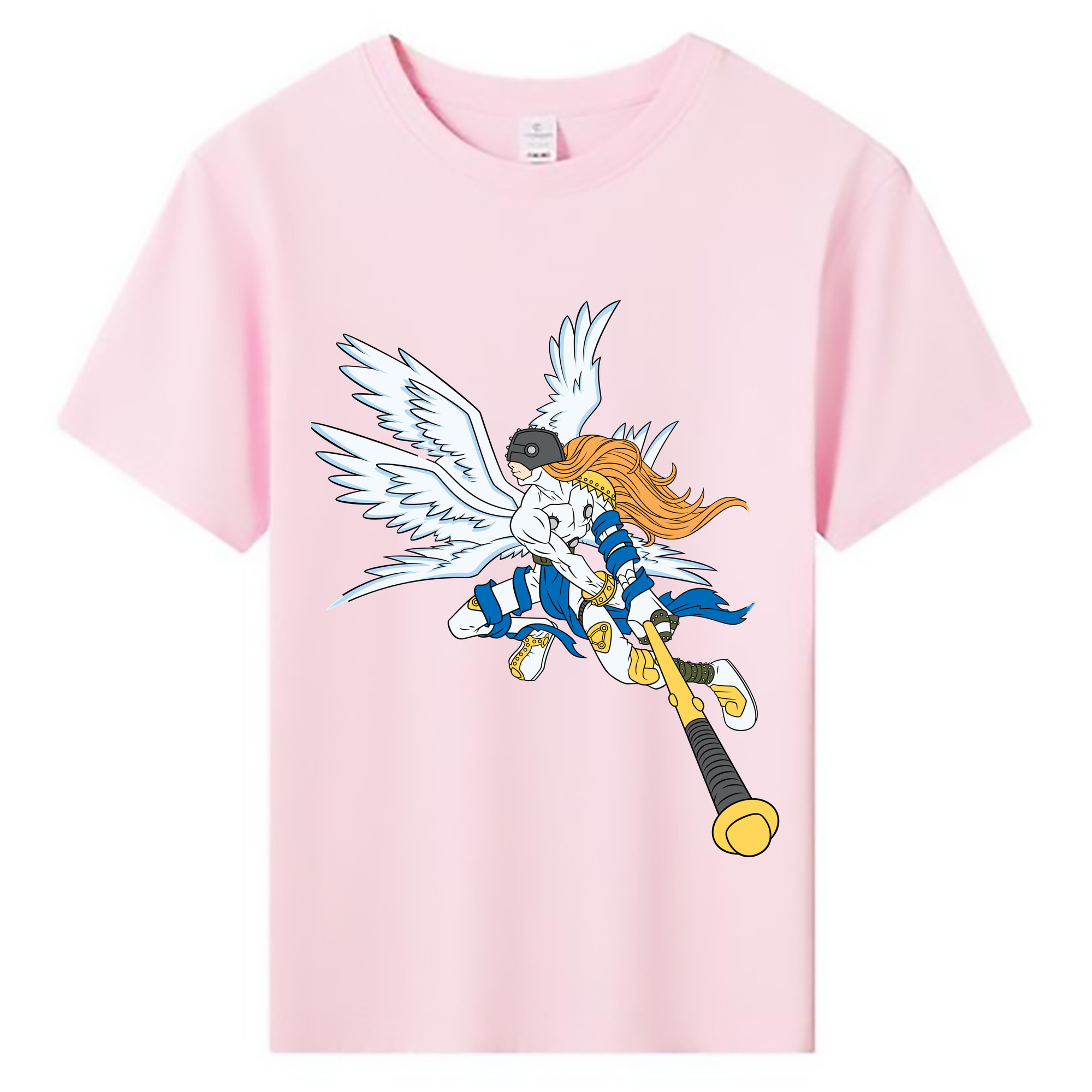 （画像用） Digimon デジタルモンスター/デジモン 綿100％キッズTシャツ（フロントプリント）