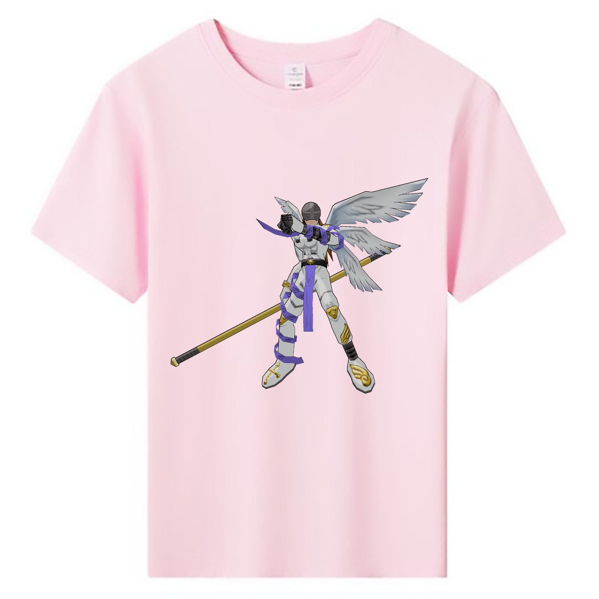 （画像用） Digimon デジタルモンスター/デジモン 綿100％キッズTシャツ（フロントプリント）