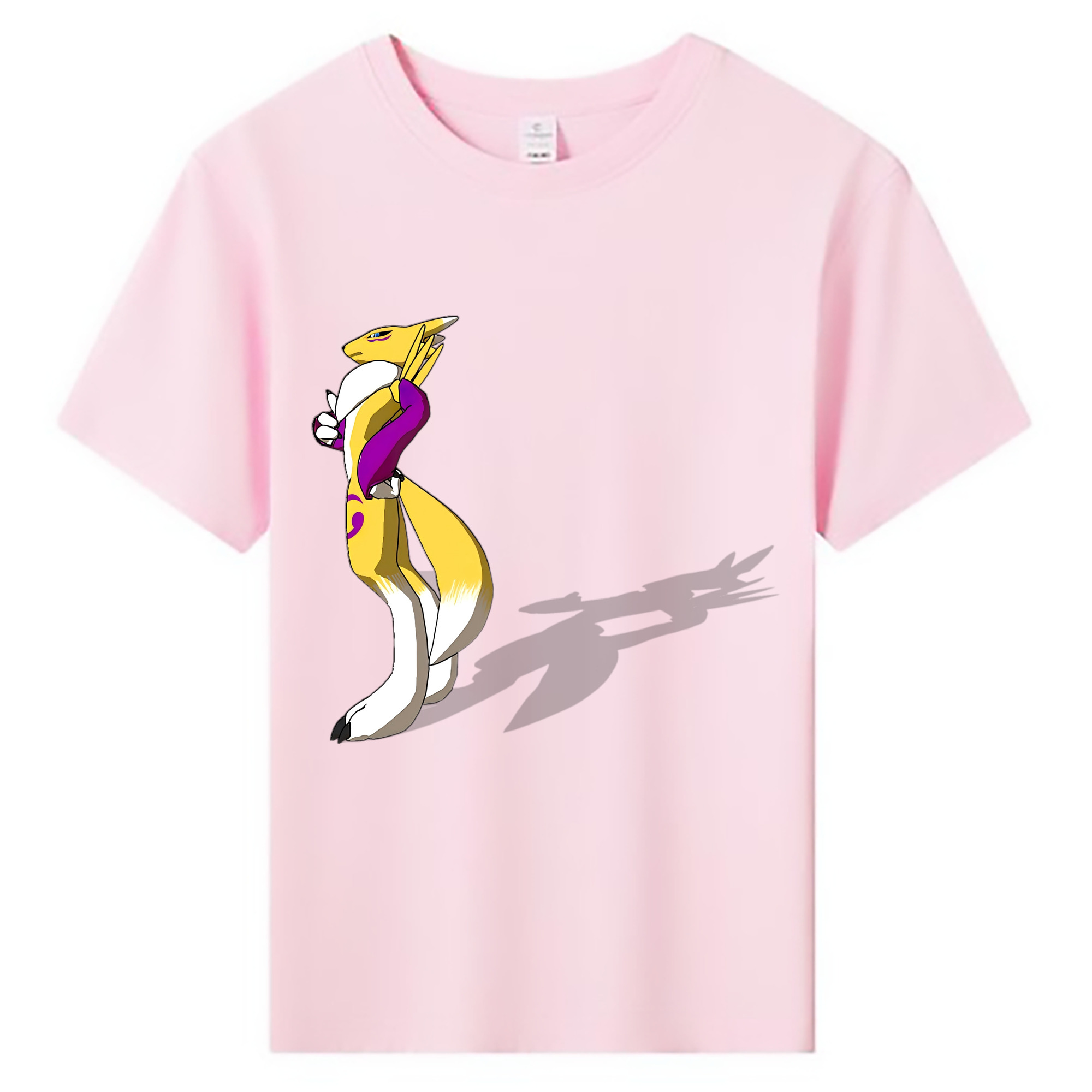 （画像用） Digimon デジタルモンスター/デジモン 綿100％キッズTシャツ（フロントプリント）