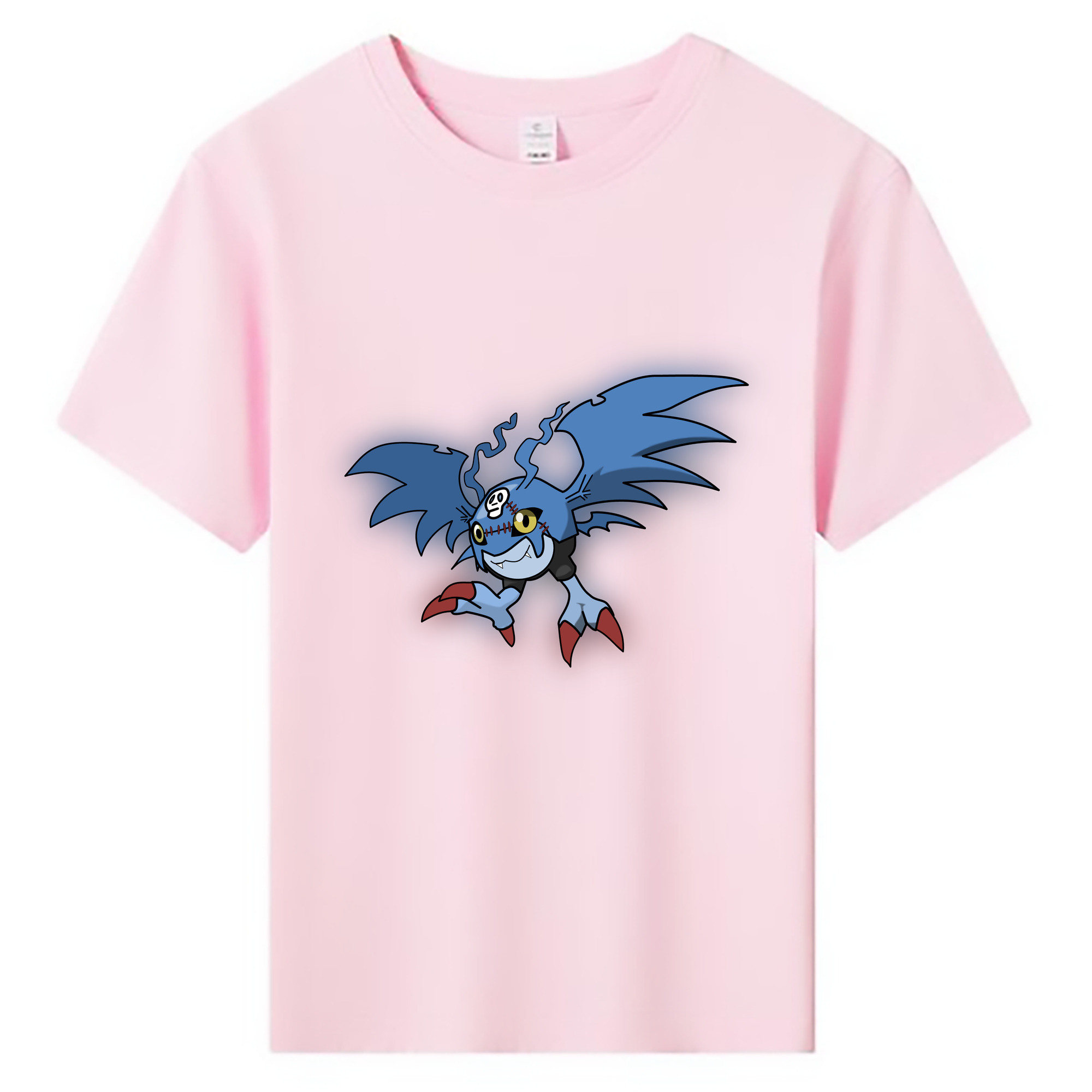 （画像用） Digimon デジタルモンスター/デジモン 綿100％キッズTシャツ（フロントプリント）