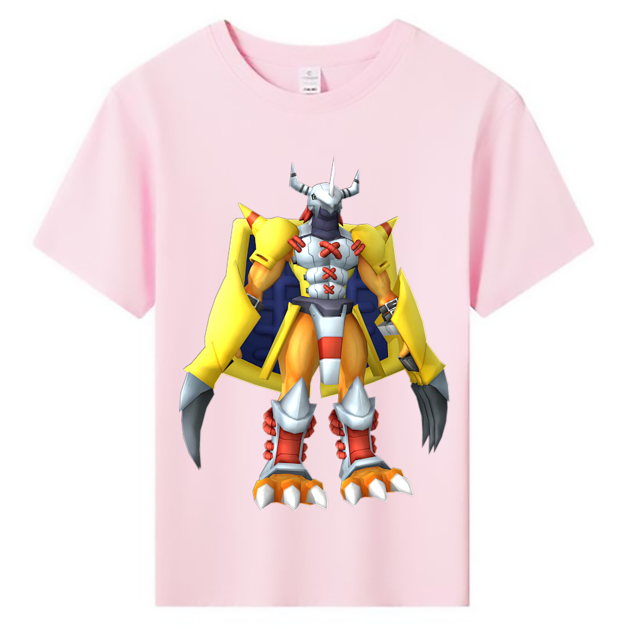 （画像用） Digimon デジタルモンスター/デジモン 綿100％キッズTシャツ（フロントプリント）