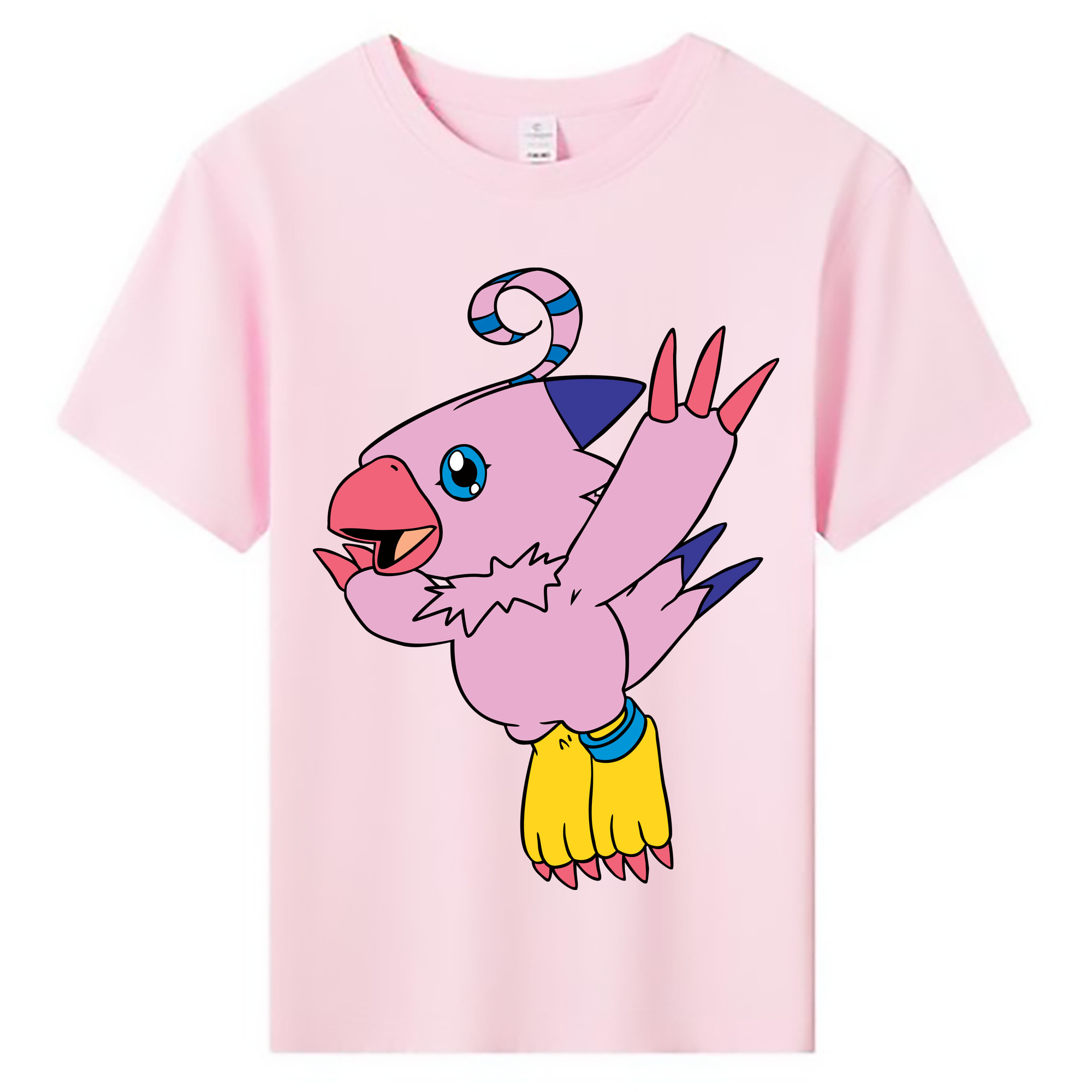 （画像用） Digimon デジタルモンスター/デジモン 綿100％キッズTシャツ（フロントプリント）