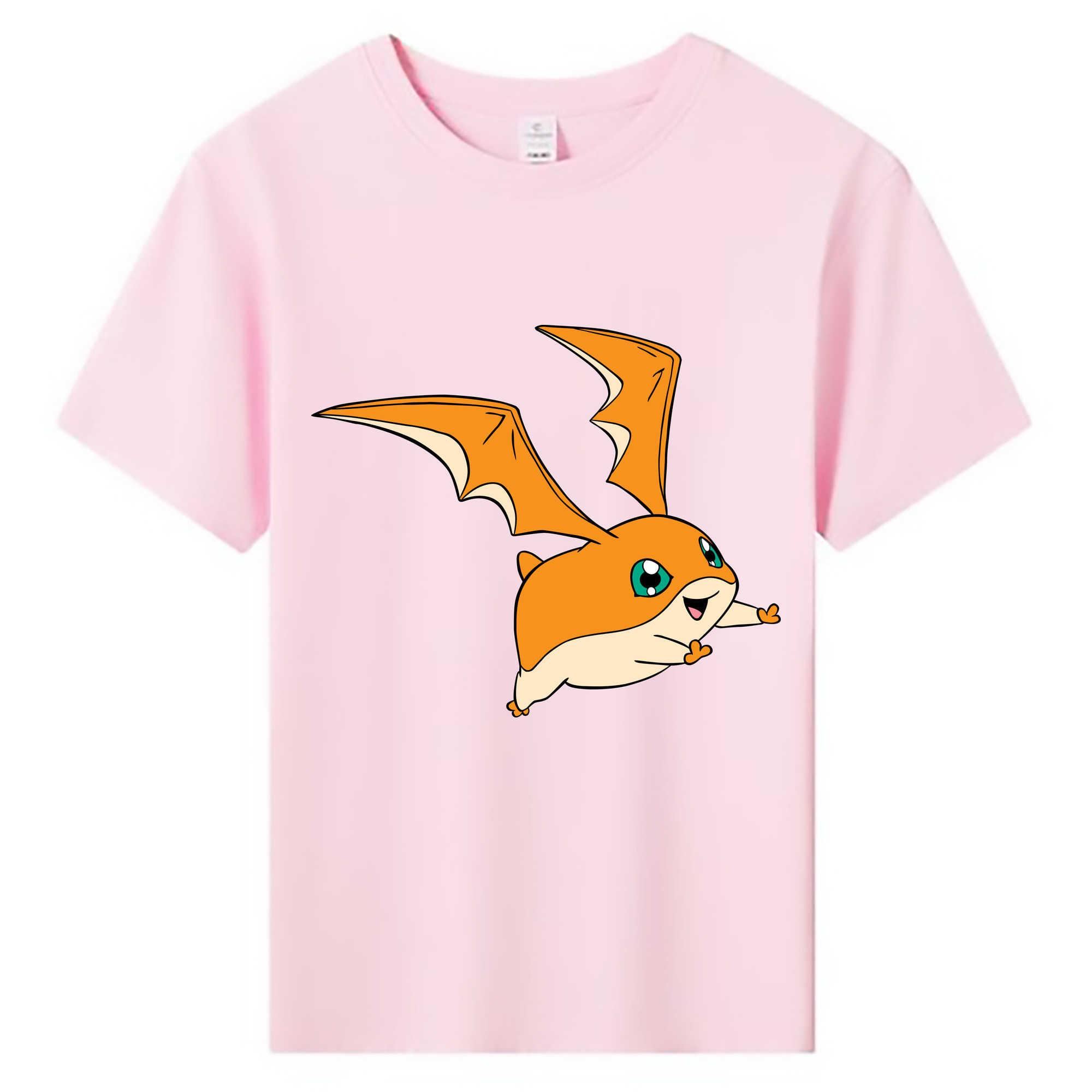 （画像用） Digimon デジタルモンスター/デジモン 綿100％キッズTシャツ（フロントプリント）