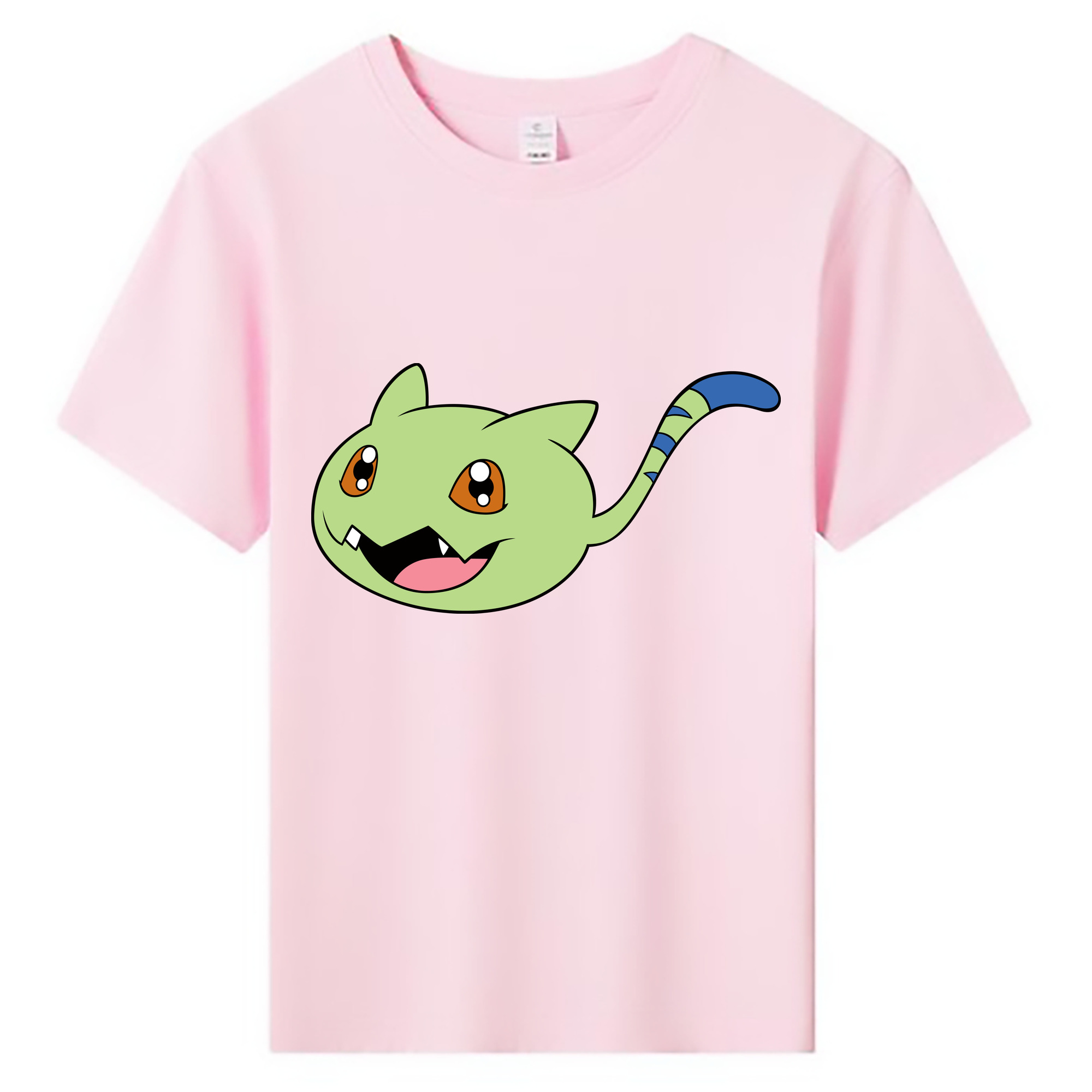 （画像用） Digimon デジタルモンスター/デジモン 綿100％キッズTシャツ（フロントプリント）