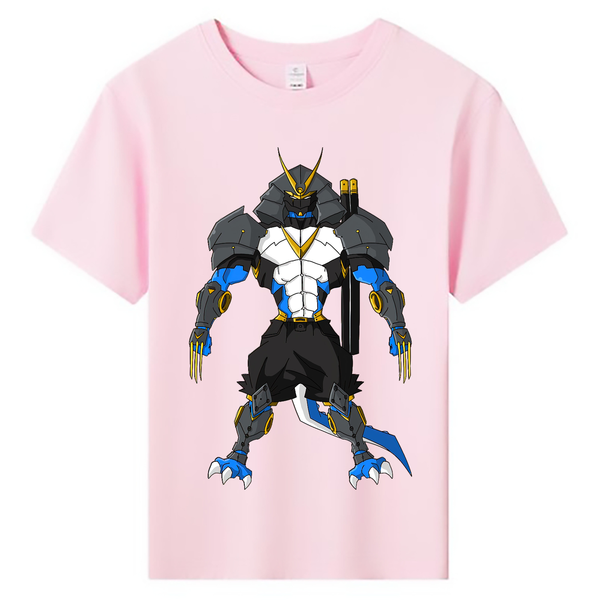 （画像用） Digimon デジタルモンスター/デジモン 綿100％キッズTシャツ（フロントプリント）