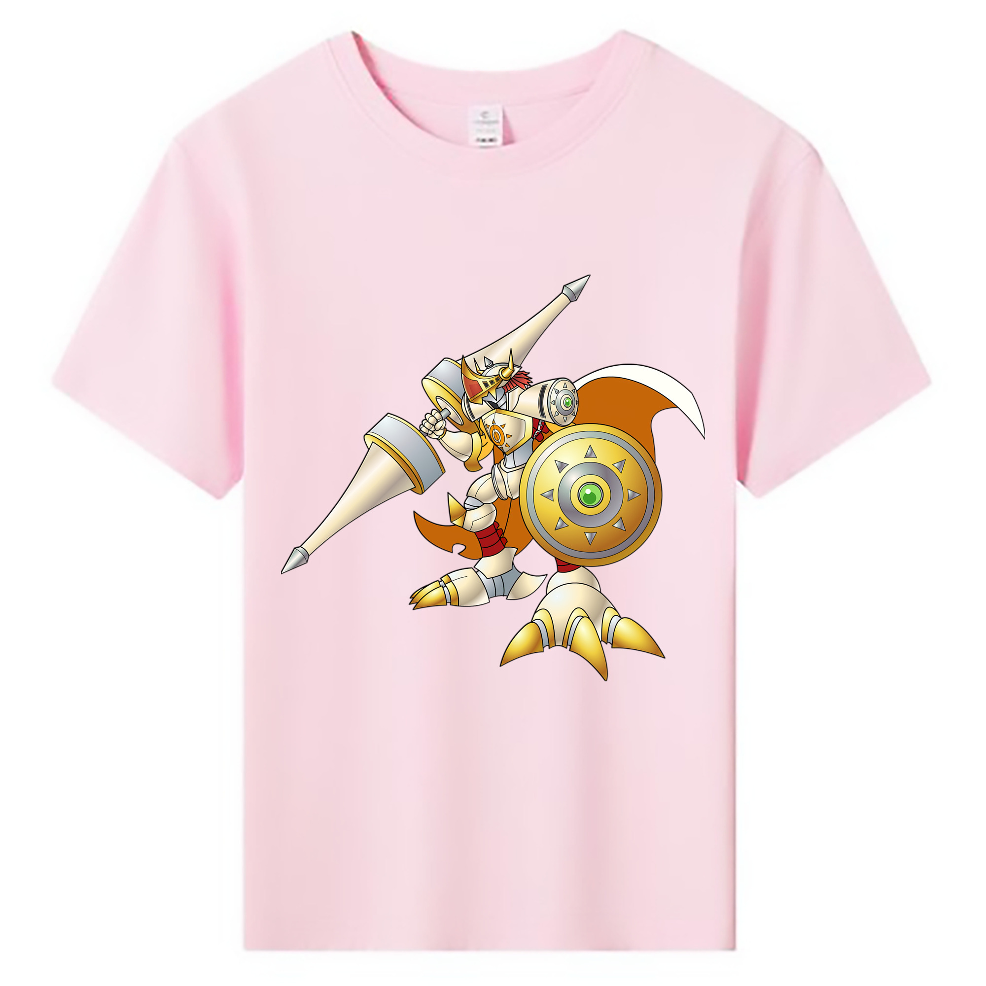 （画像用） Digimon デジタルモンスター/デジモン 綿100％キッズTシャツ（フロントプリント）