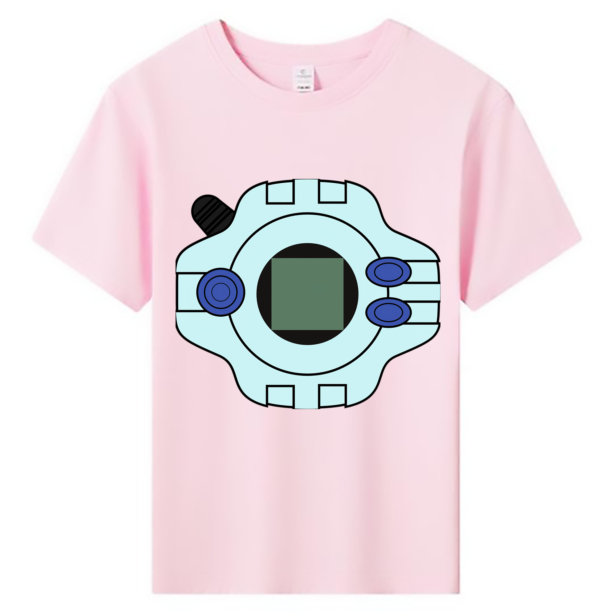 （画像用） Digimon デジタルモンスター/デジモン 綿100％キッズTシャツ（フロントプリント）