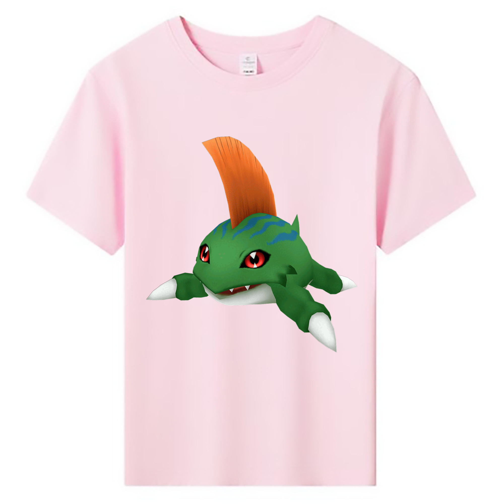 （画像用） Digimon デジタルモンスター/デジモン 綿100％キッズTシャツ（フロントプリント）
