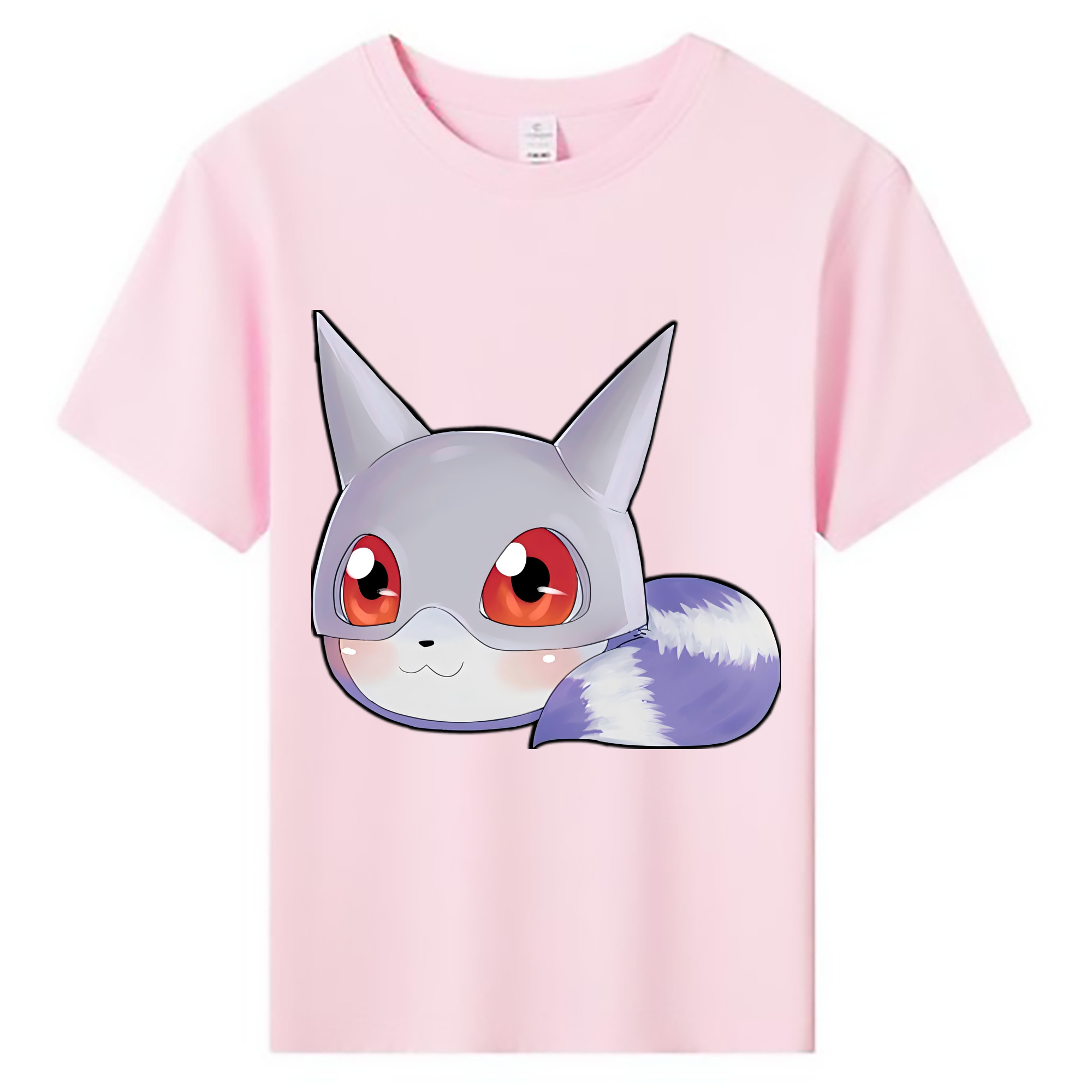 （画像用） Digimon デジタルモンスター/デジモン 綿100％キッズTシャツ（フロントプリント）