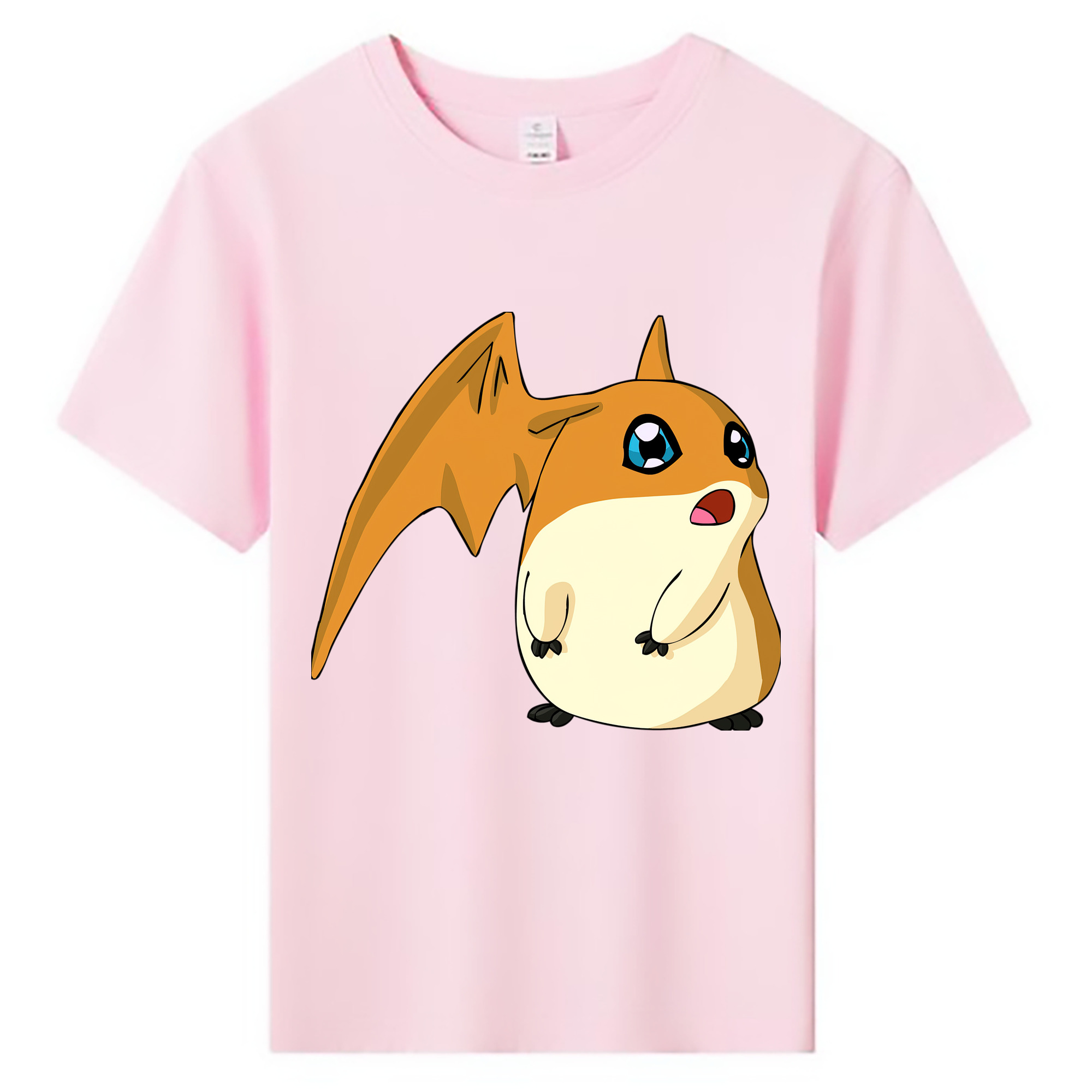 （画像用） Digimon デジタルモンスター/デジモン 綿100％キッズTシャツ（フロントプリント）