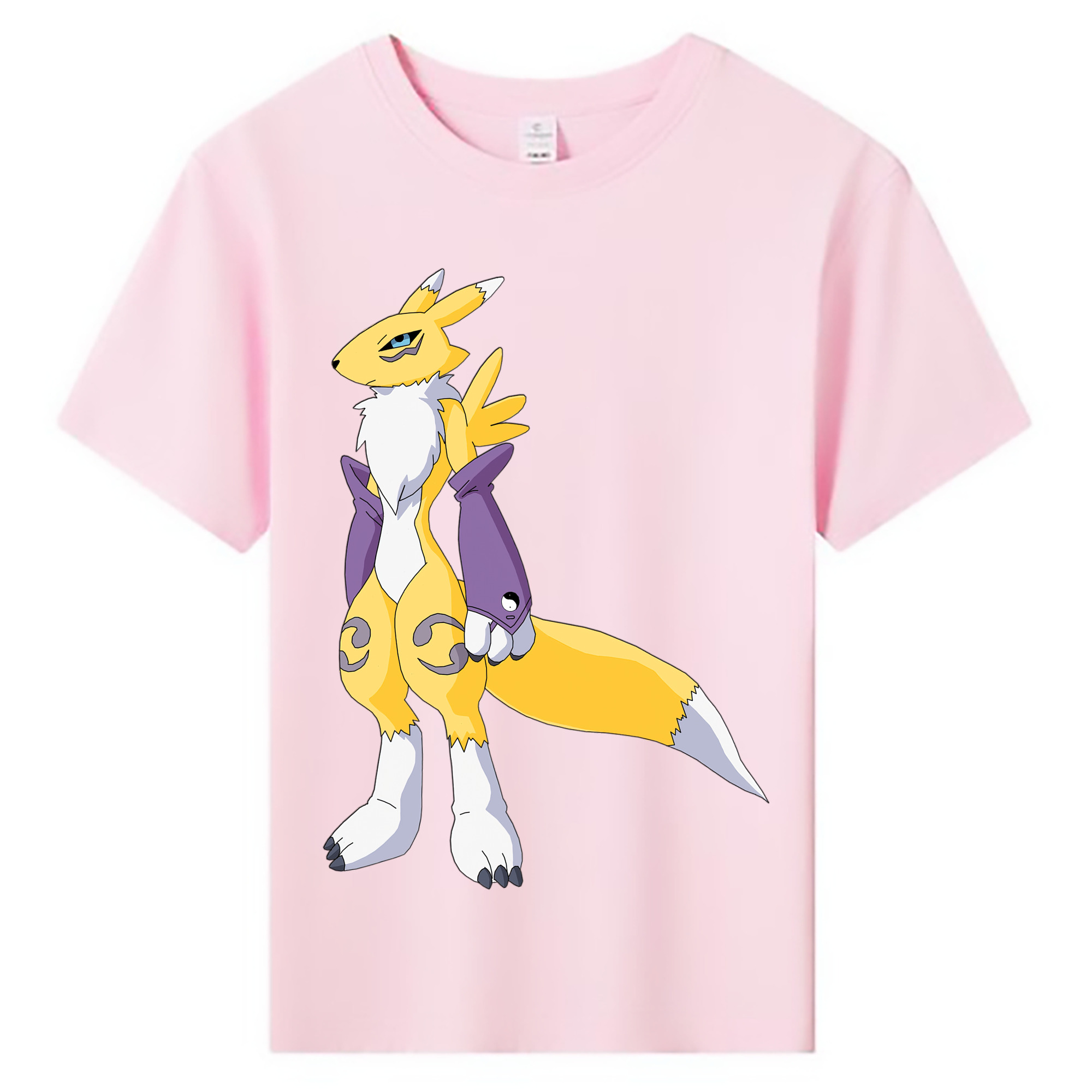 （画像用） Digimon デジタルモンスター/デジモン 綿100％キッズTシャツ（フロントプリント）