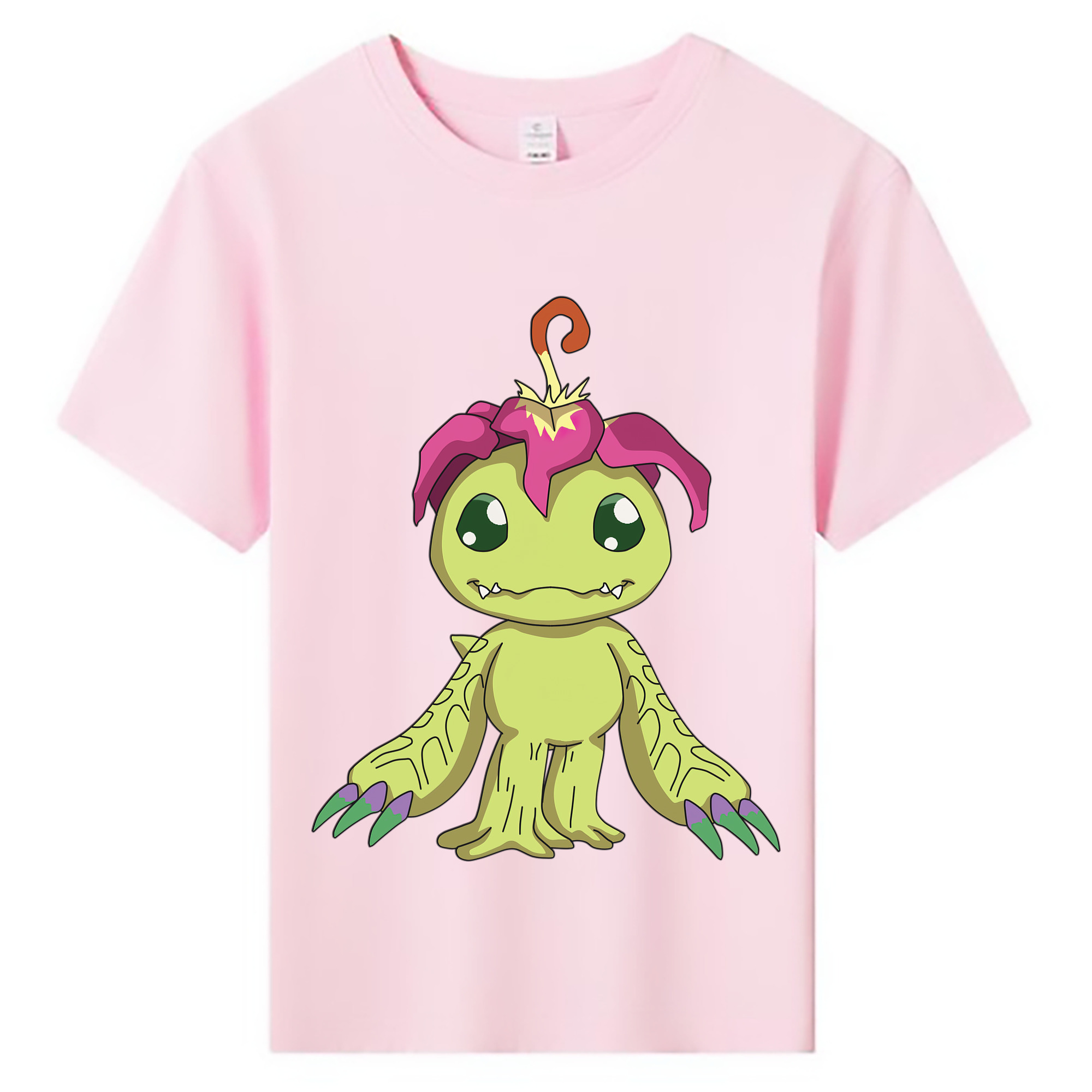 （画像用） Digimon デジタルモンスター/デジモン 綿100％キッズTシャツ（フロントプリント）